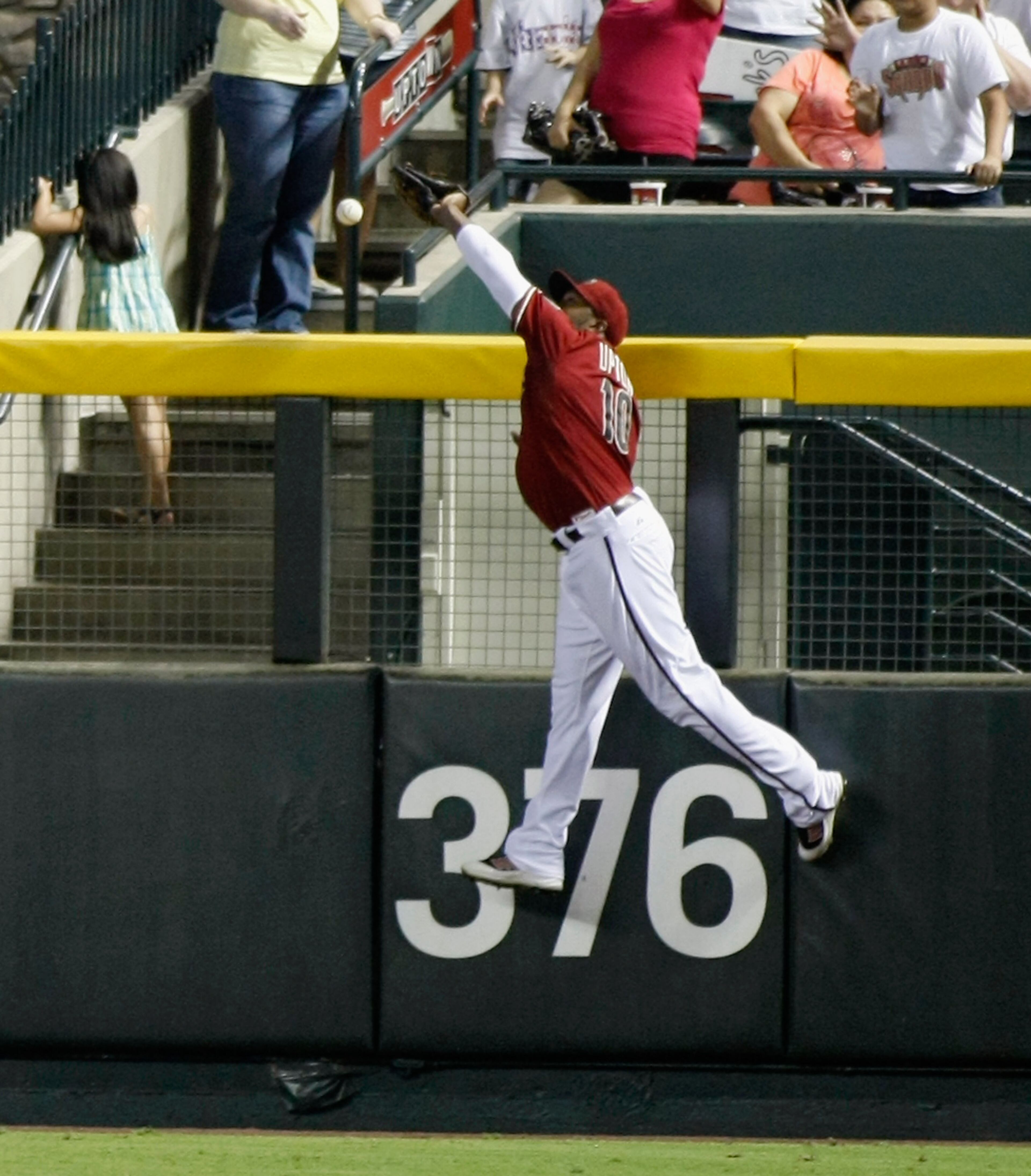 Justin Upton has speed, and hops, too.