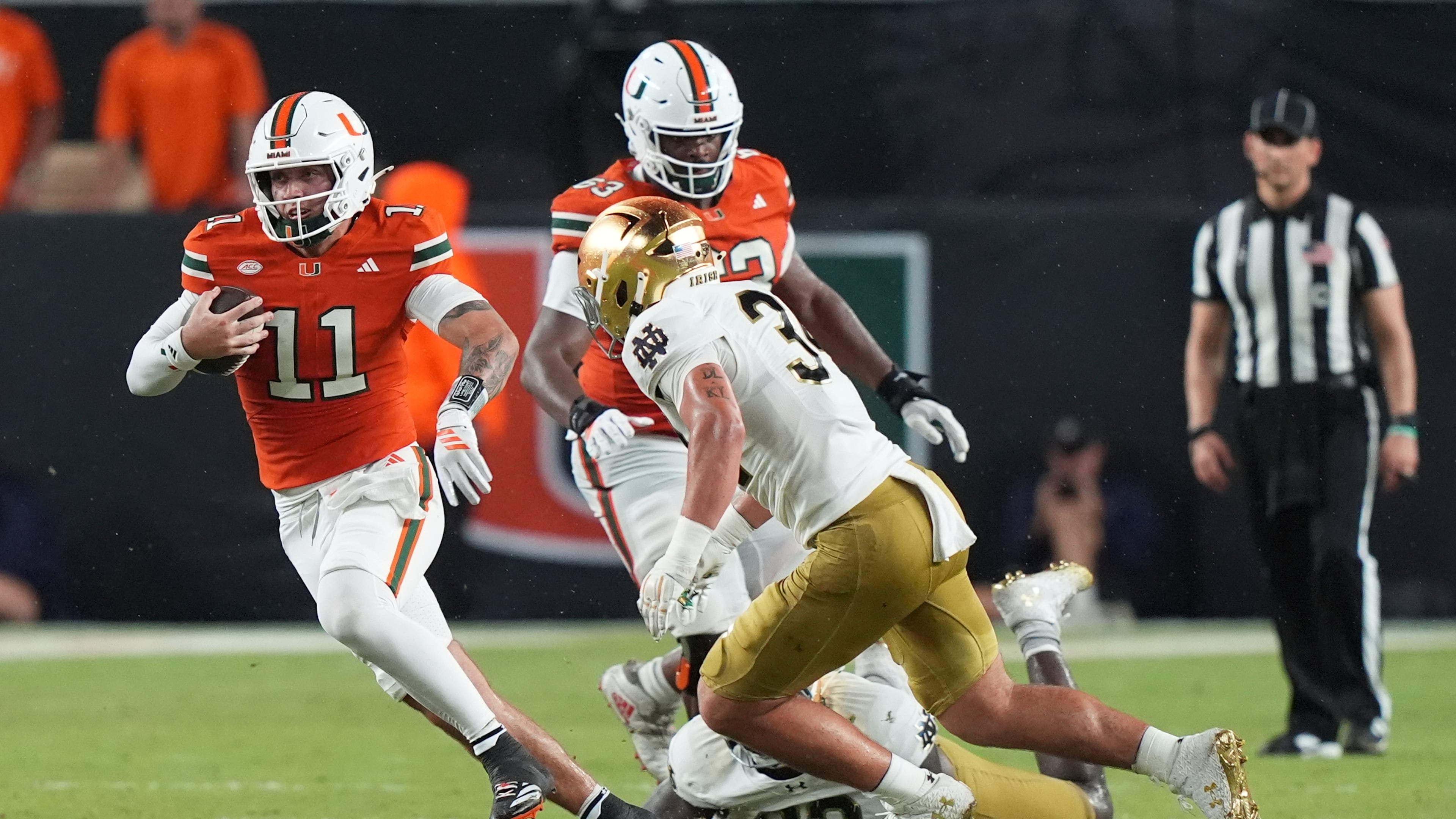 Miami's ability to reach the CFP championship game as the last at-large team to make the field and Notre Dame's controversial exclusion from the 12-team field last year has influenced ACC commissioner Jim Phillips to get behind a 24-team field. (Lynne Sladky/AP)