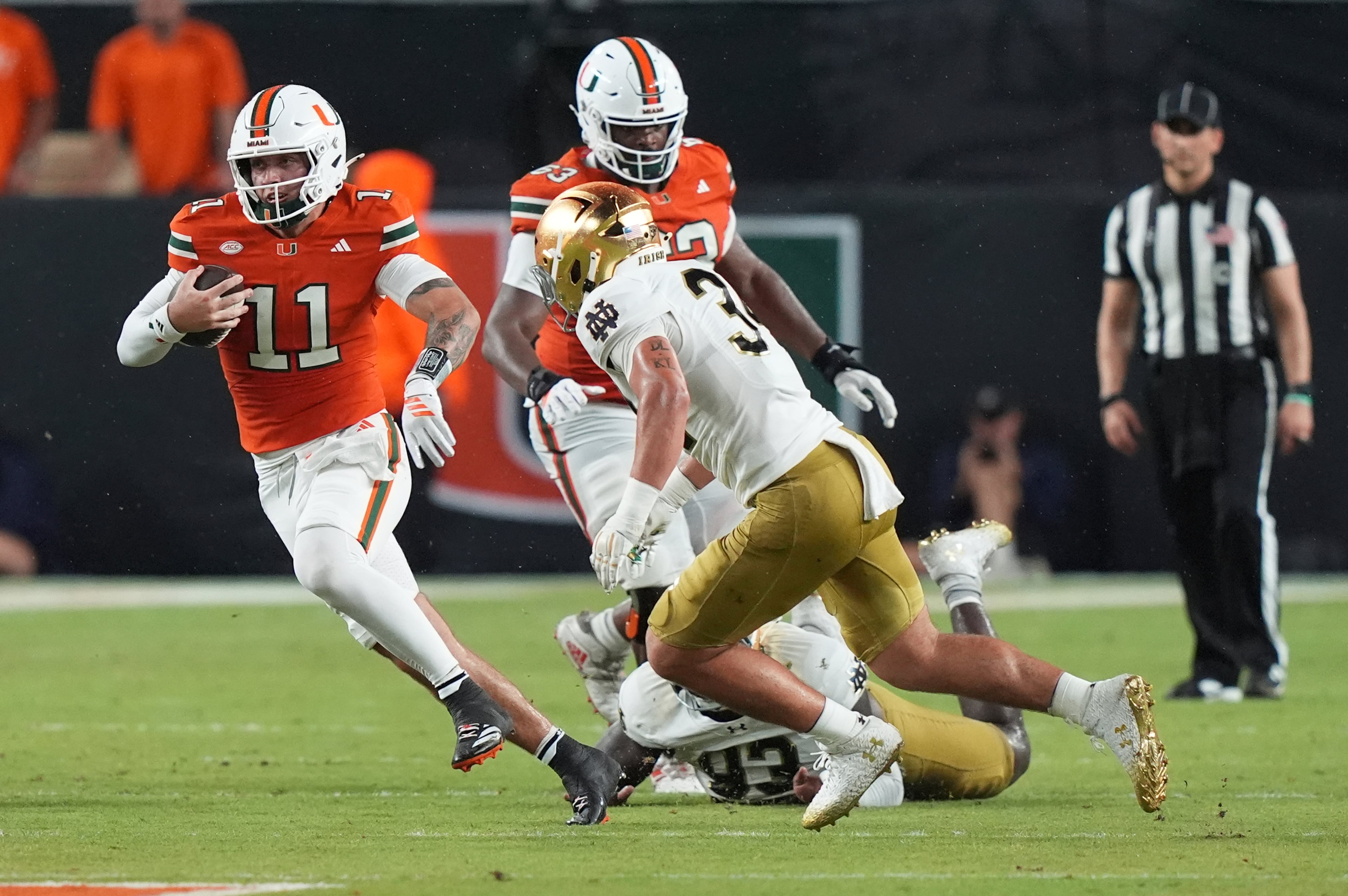 Notre Dame Miami Football Carson Beck
