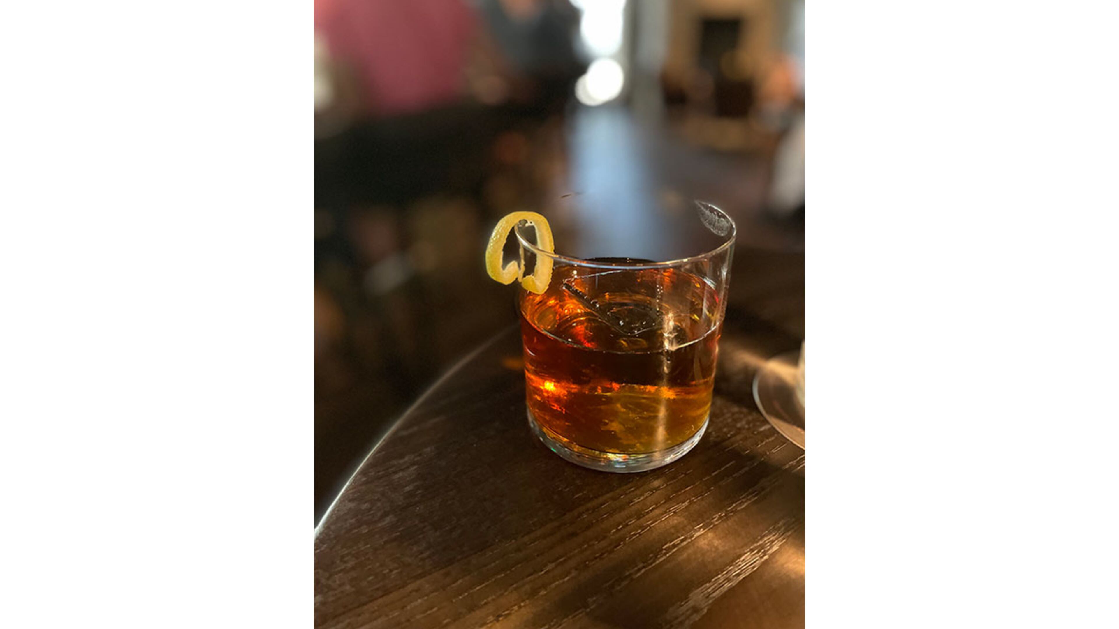 Swapping Nixta corn liqueur for sugar in an Old-Fashioned creates a savory cocktail. Angela Hansberger for The Atlanta Journal-Constitution