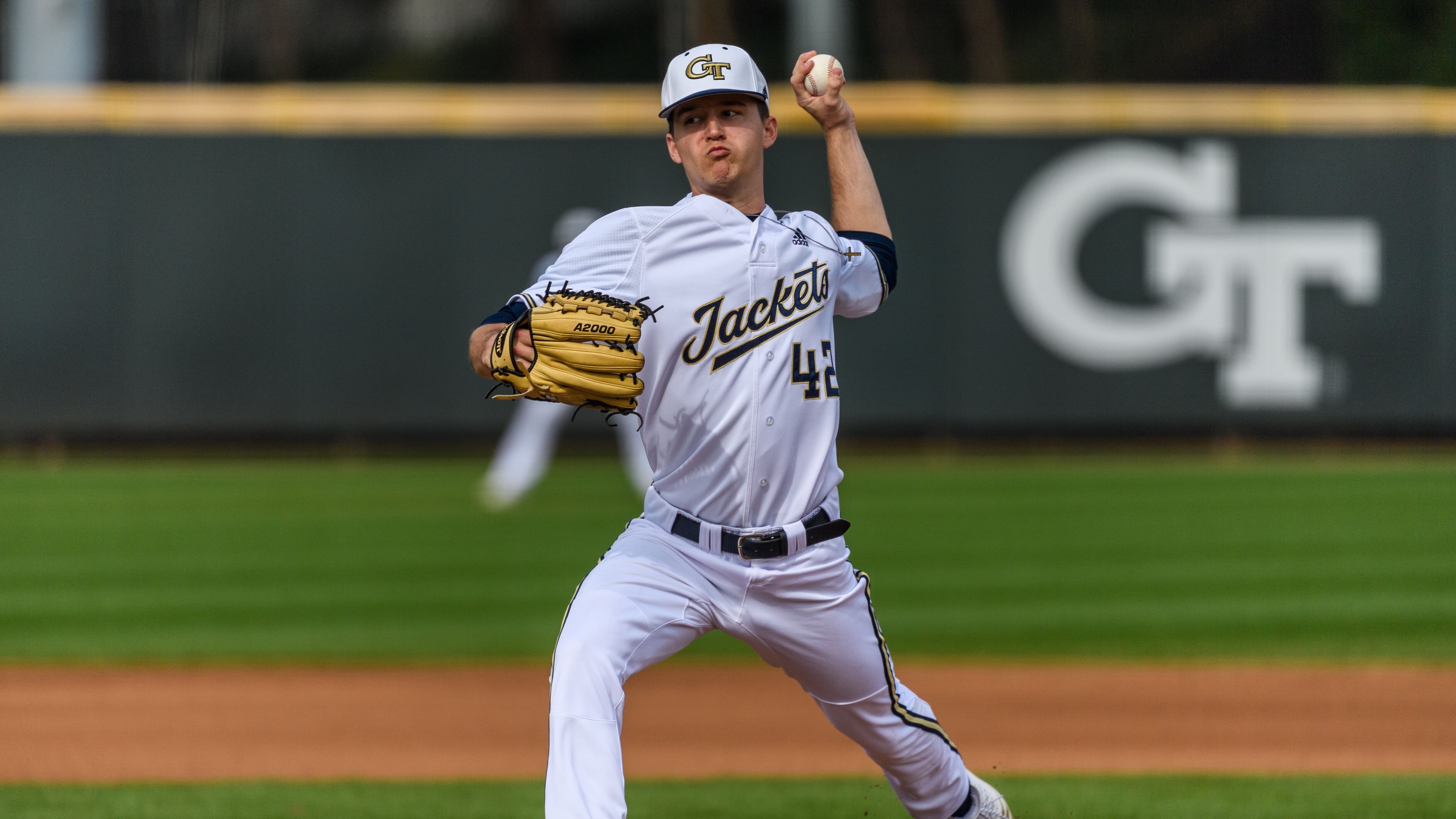 Georgia Tech junior Connor Thomas has been named first-team All-ACC the past two seasons. (Danny Karnik/Georgia Tech Athletics)