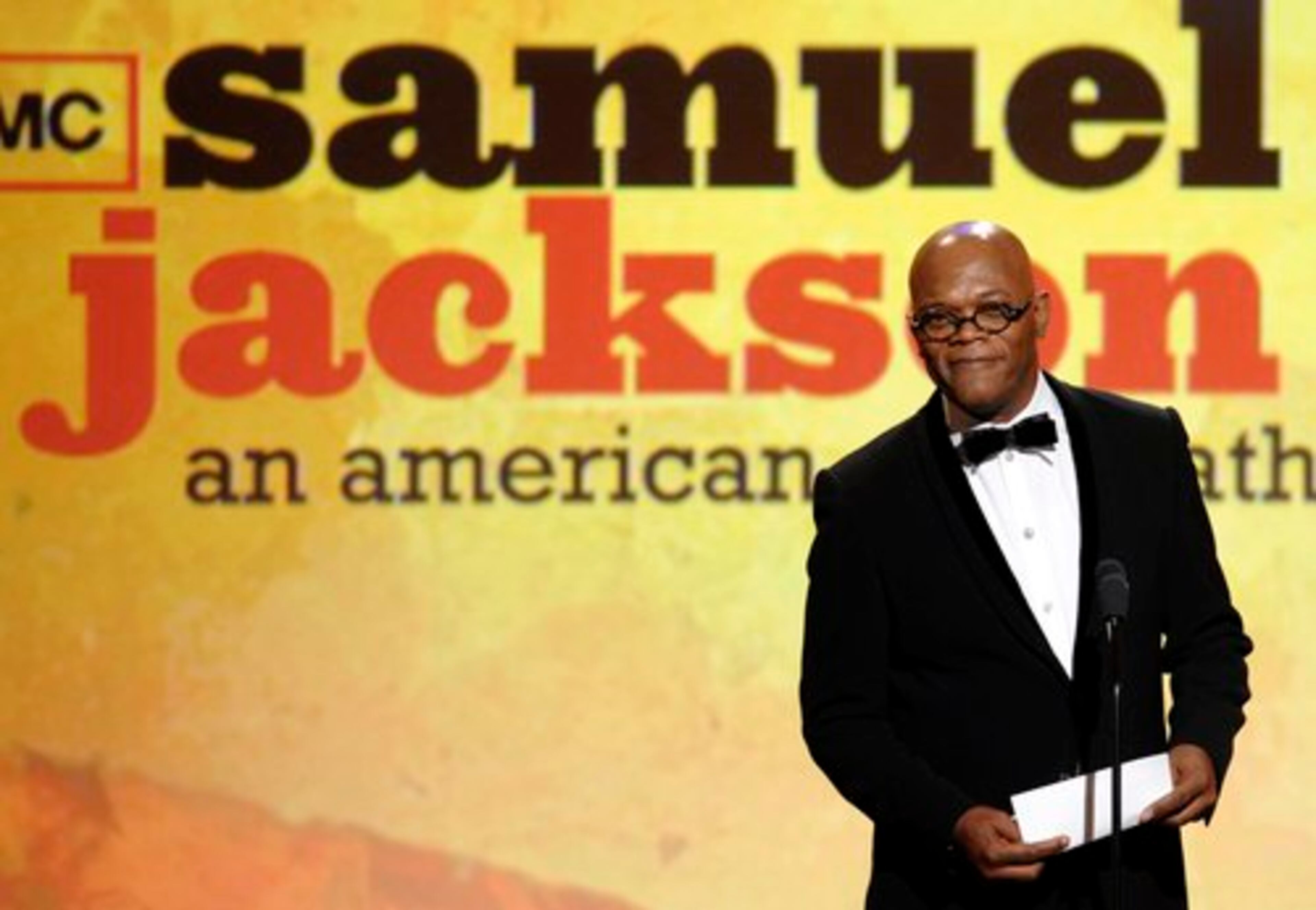 The actor accepts acknowledgment from the audience. "I guess I've done something significant in this business," he told "Entertainment Tonight."