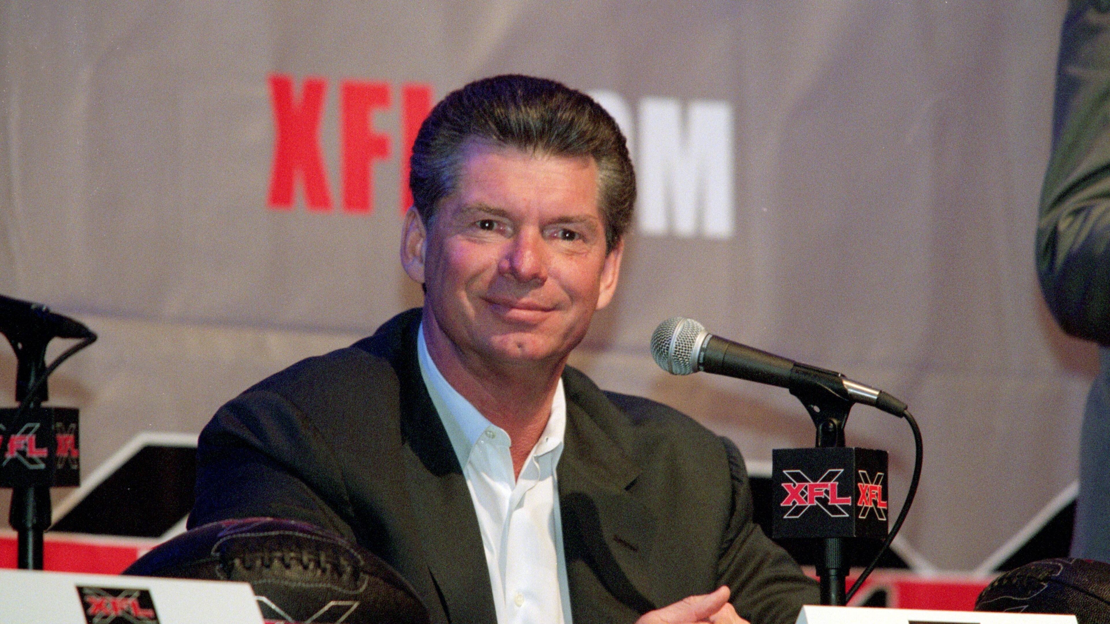 WWE Chairman Vince McMahon introduced the original XFL in 1999. (gettyimages)