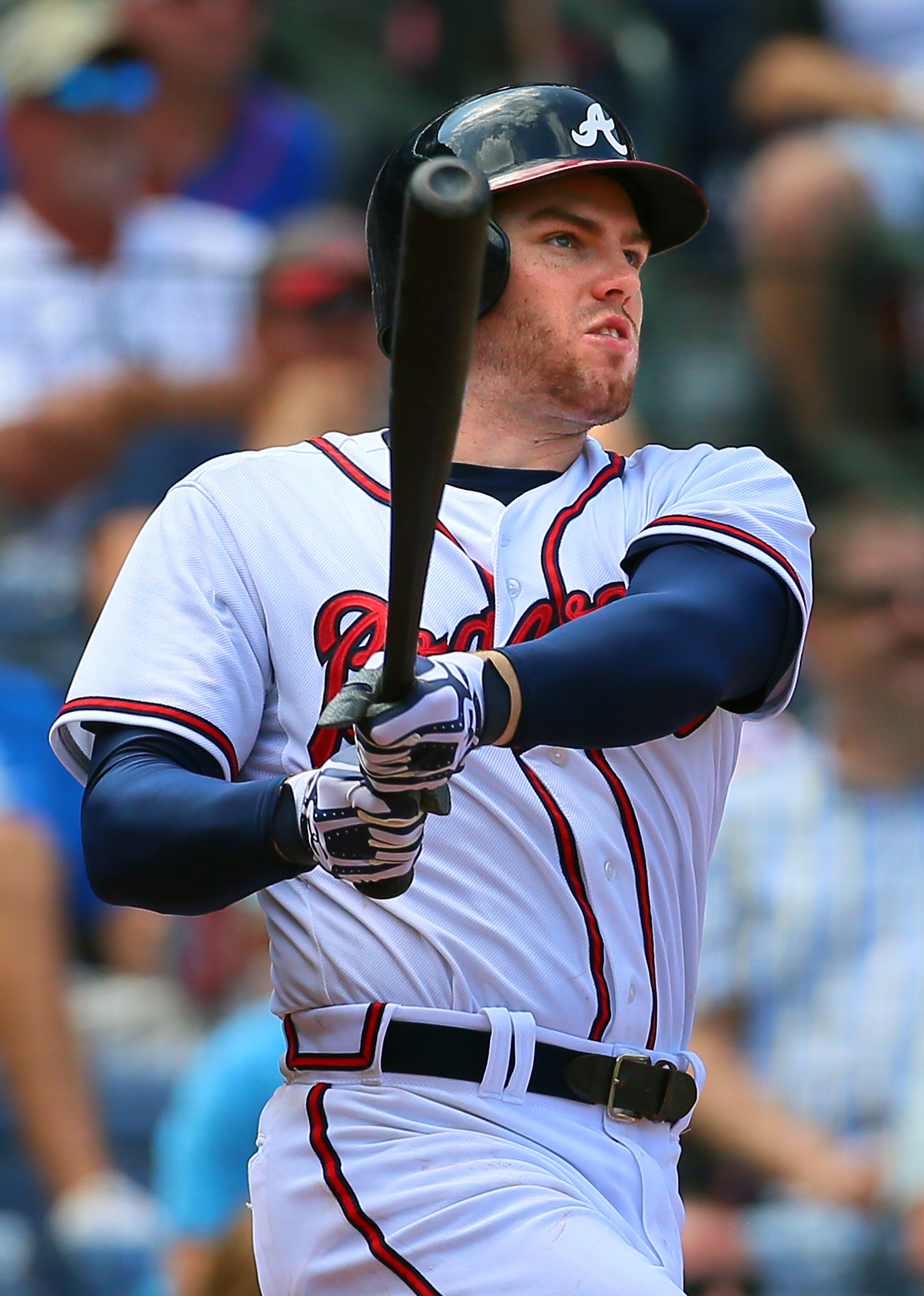 BATTING THIRD: First baseman Freddie Freeman (hitting .400 this spring).