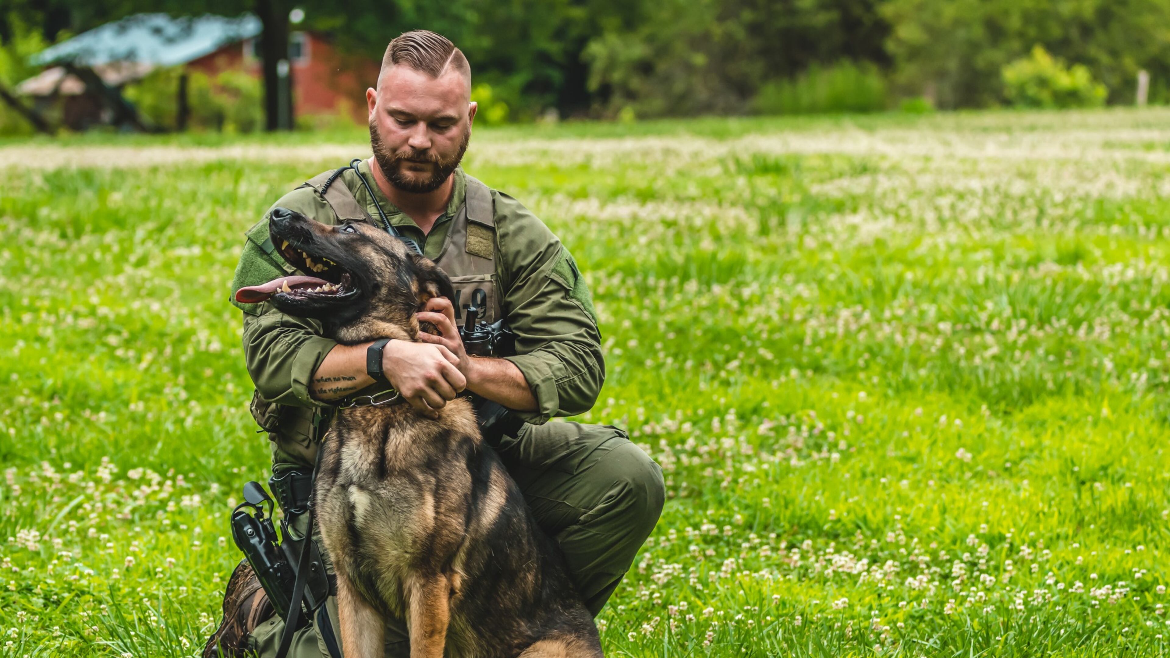 K-9 Edo died during a treatment Friday when he was diagnosed with cancer.