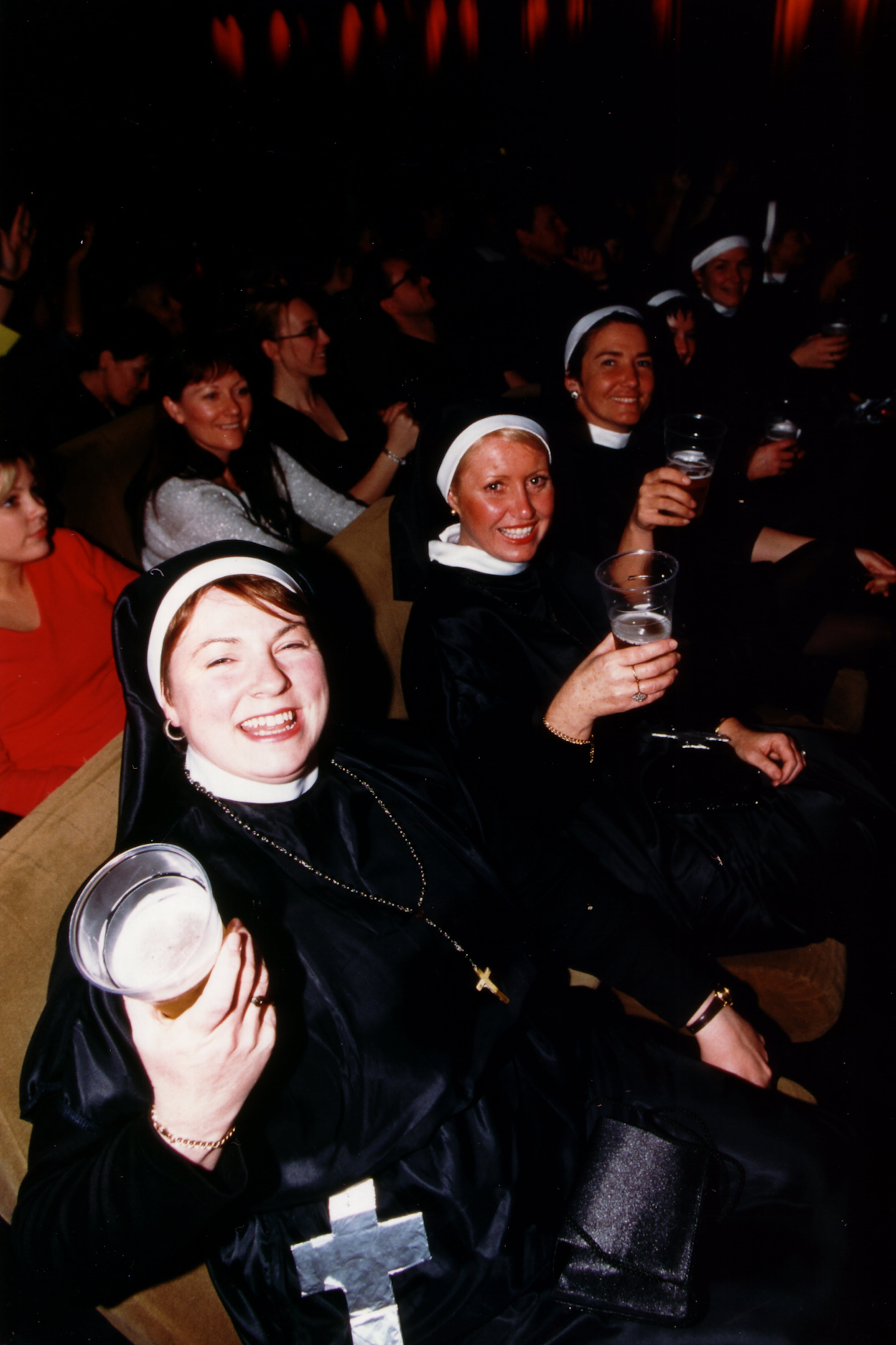 Every year the Hollywood Bowl in Los Angeles hosts an annual Sound of Music sing-a-long where the song lyrics are shown underneath the screen. The actors who played the Von Trapp children and indeed the real Von Trapp children themselves often make appearances at what has consistently been a sold-out event.