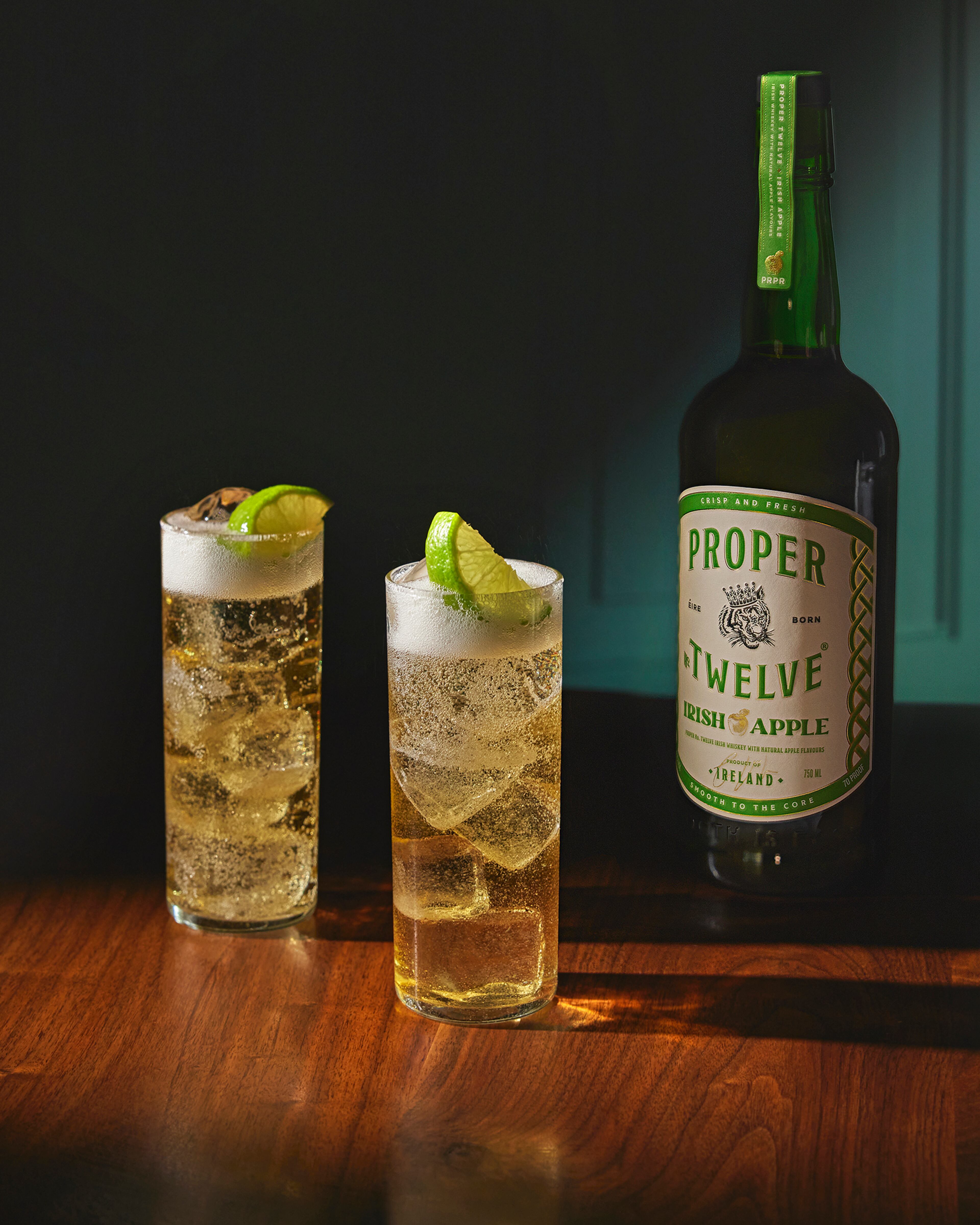 You can make an Irish buck with a hint of apple by stirring in Proper No. Twelve Irish apple whiskey. Courtesy of Proper No. Twelve