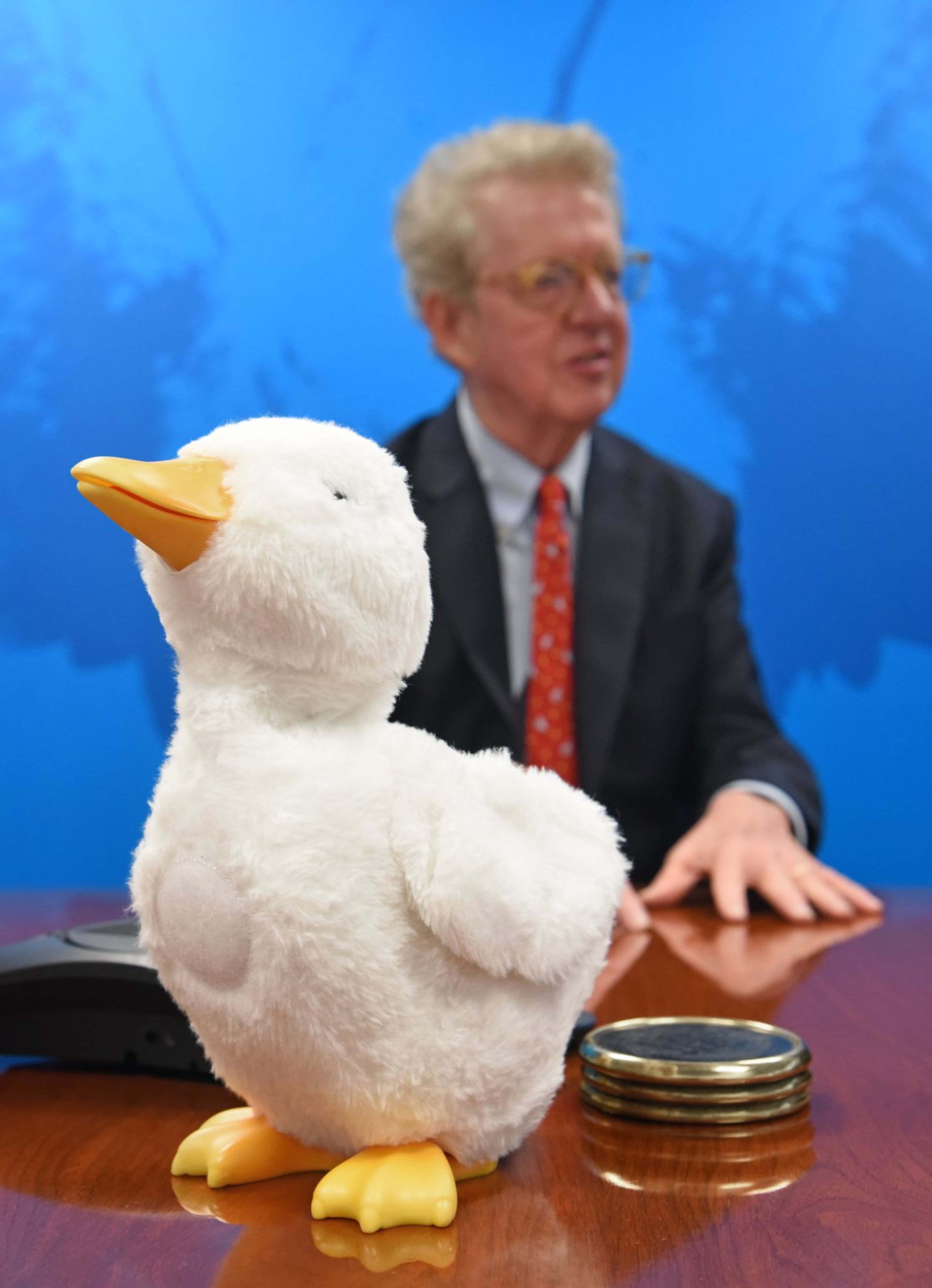 Aflac CEO Dan Amos said much of the growth of the Georgia insurance company he leads stems from his decision 20 years ago to run TV commercials starring a duck. Now, the Columbus-based company’s brand is recognized by 90% of Americans. (Hyosub Shin / Hyosub.Shin@ajc.com)