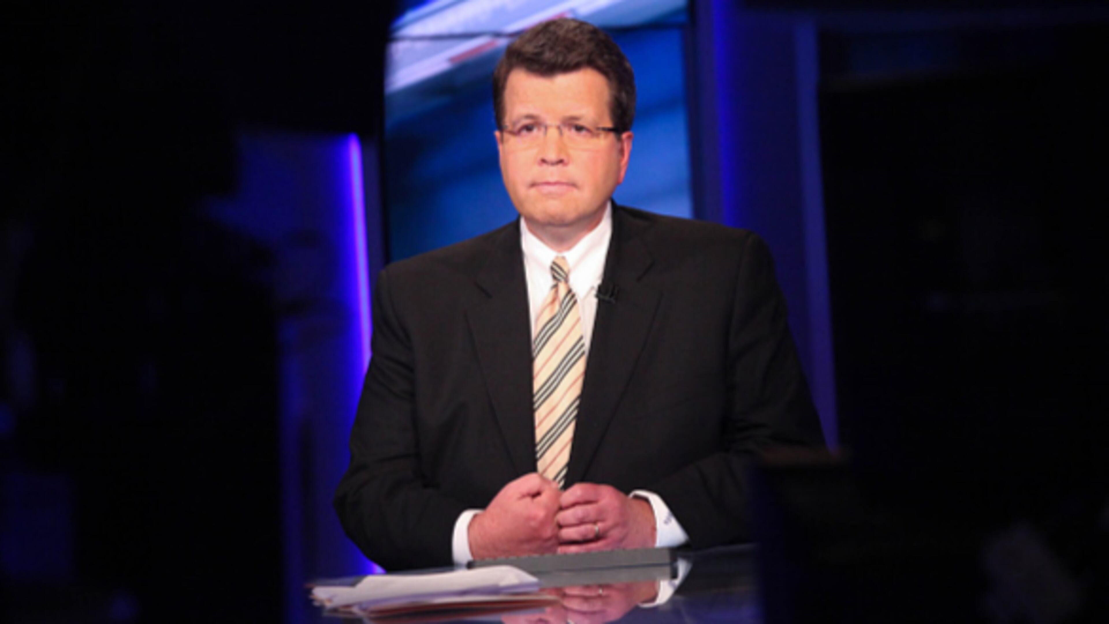 Neil Cavuto hosts "Cavuto" on FOX Business Network at FOX Studios on September 23, 2014 in New York City. Cavuto admonished President Donald Trump on his show on Tuesday afternoon, telling Trump that ‘it is not the fake news media that’s your problem, it’s you.’