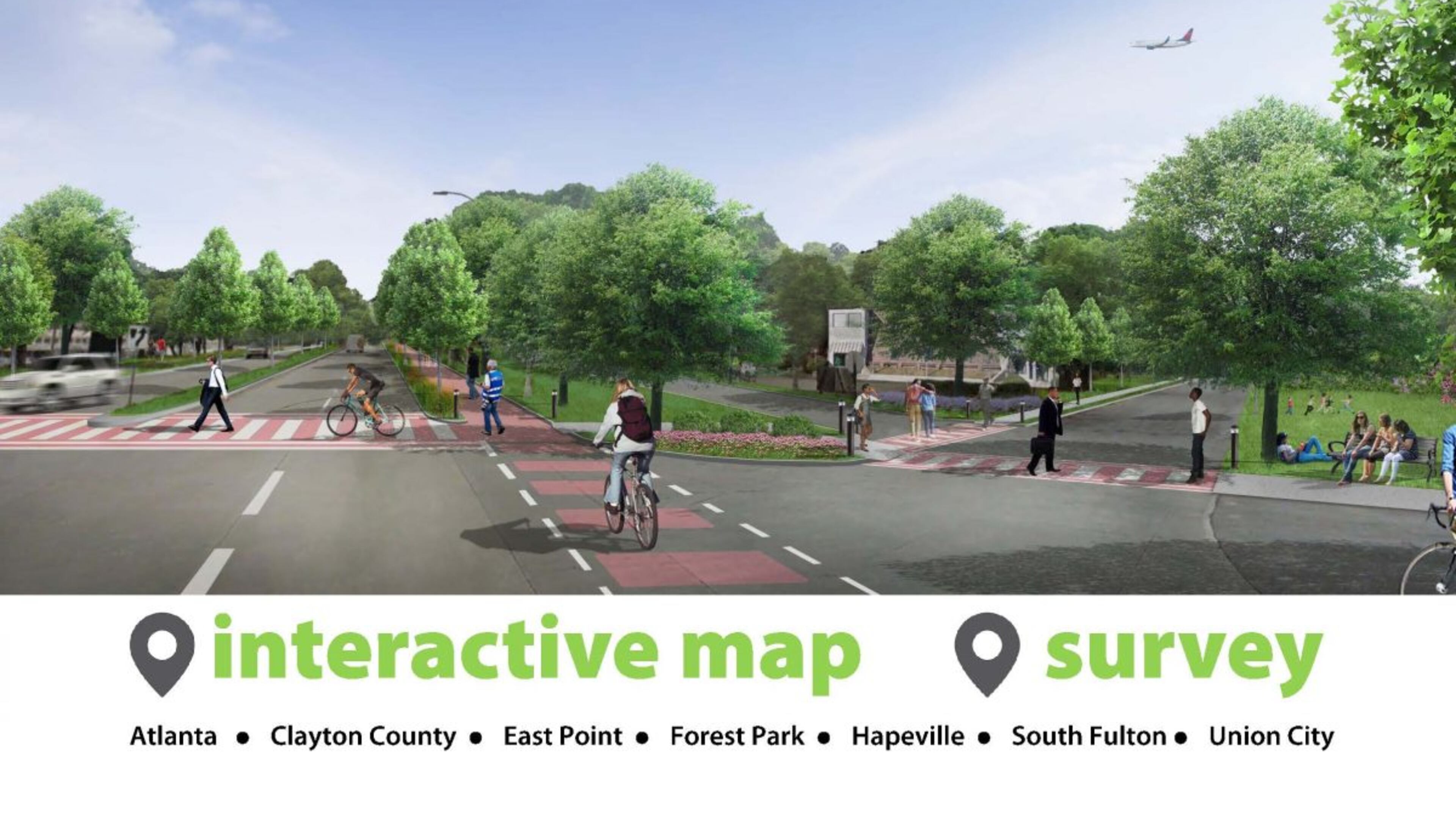 Seven metro Atlanta jurisdictions will host online interactive meetings for the public to learn about future plans for the AeroATL Greenway trail system.