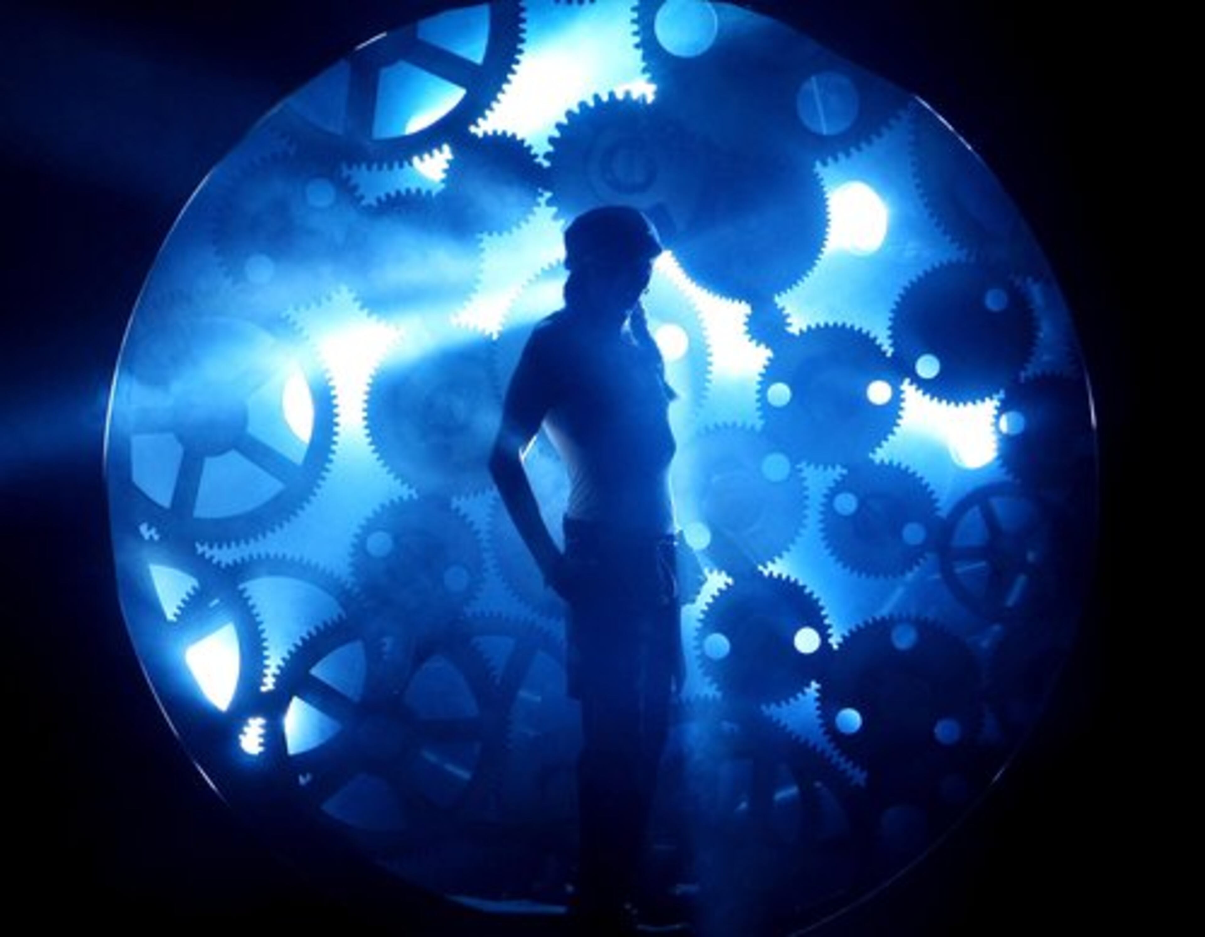 British fashion designer John Galliano acknowledges applause at the end of his Spring/Summer 2011 fashion house collection presented in Paris.