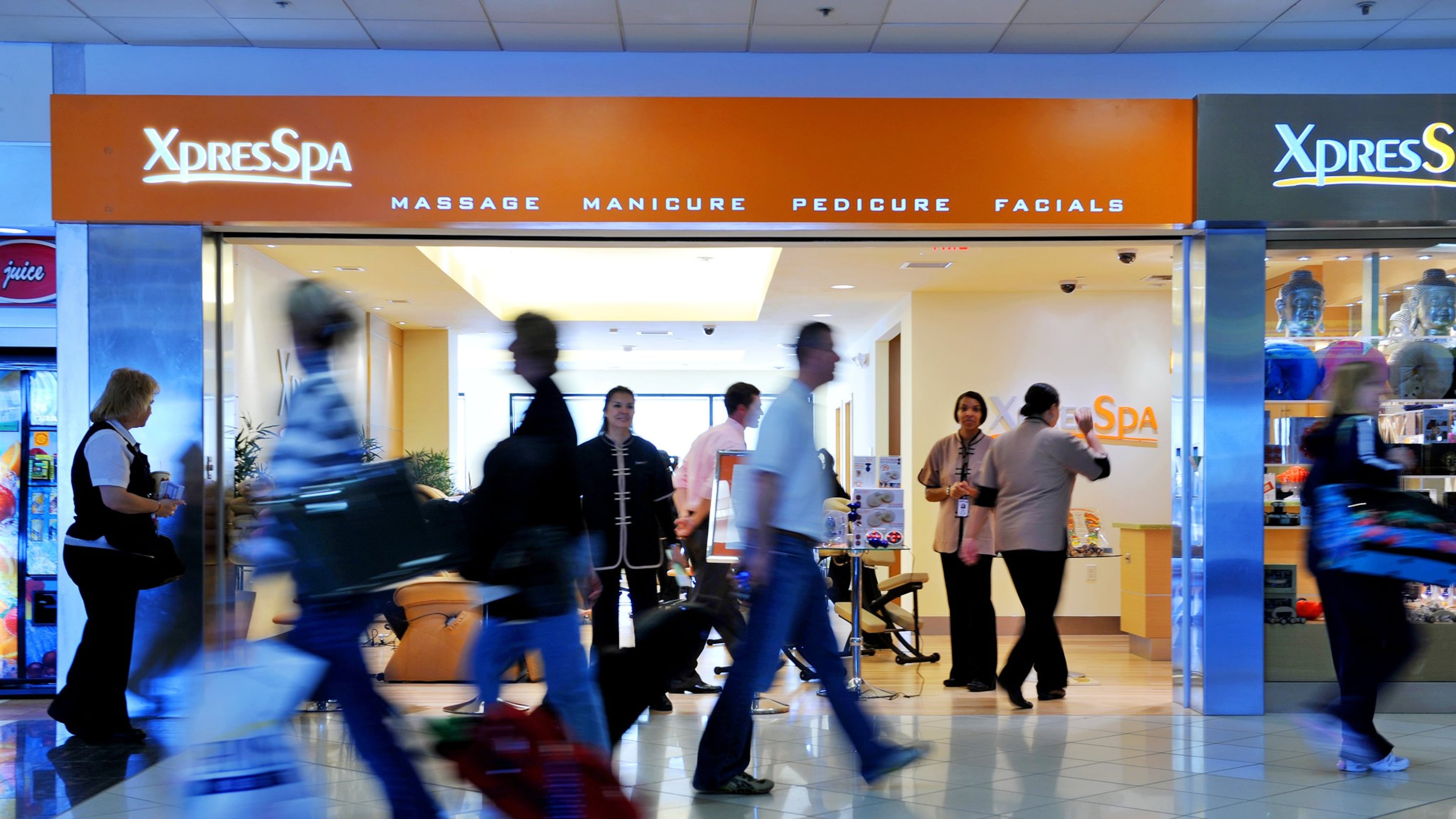 FILE PHOTO: Hartsfield-Jackson International Airport’s first spa. RICH ADDICKS / raddicks@ajc.com