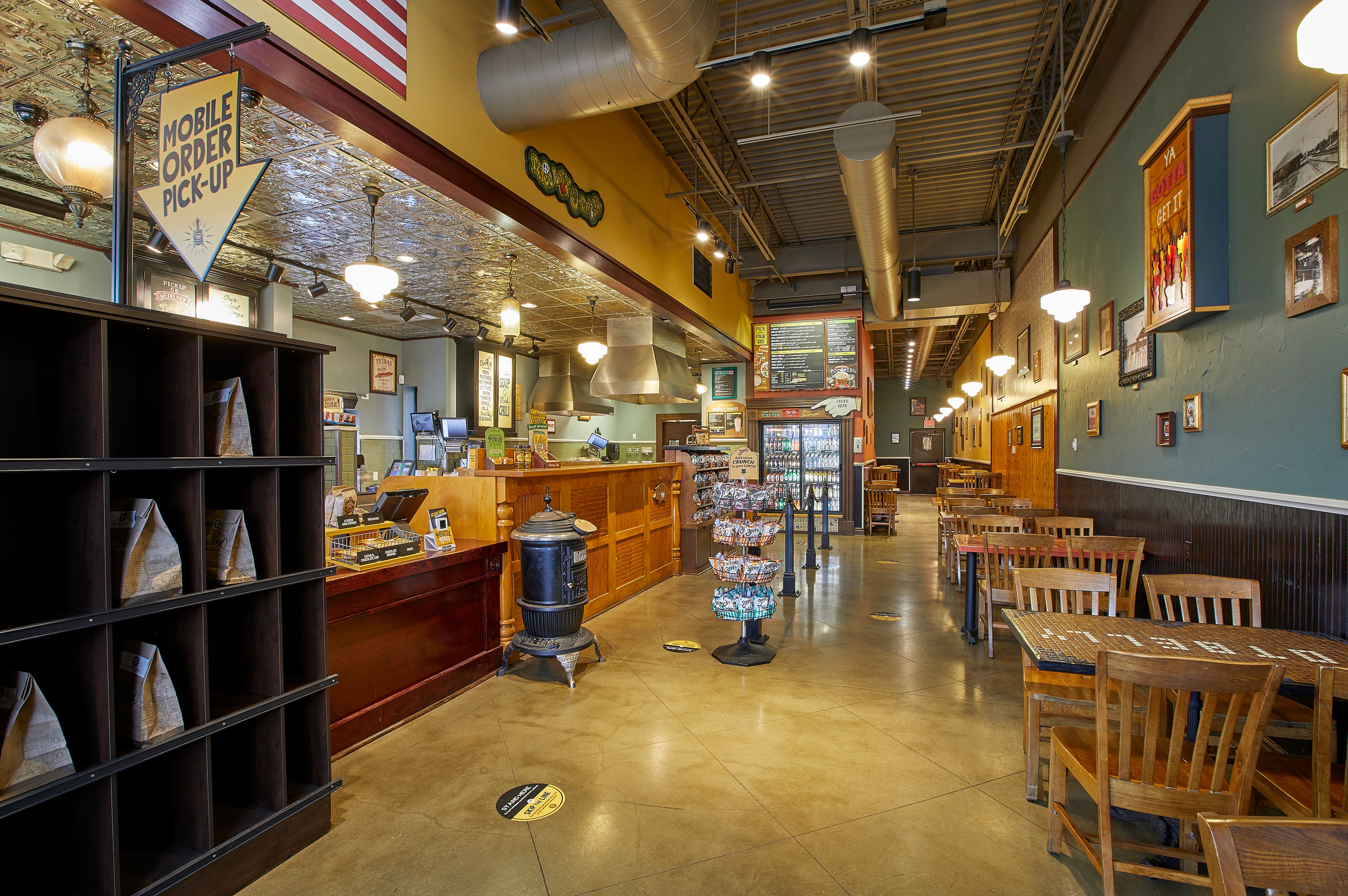 Potbelly interior