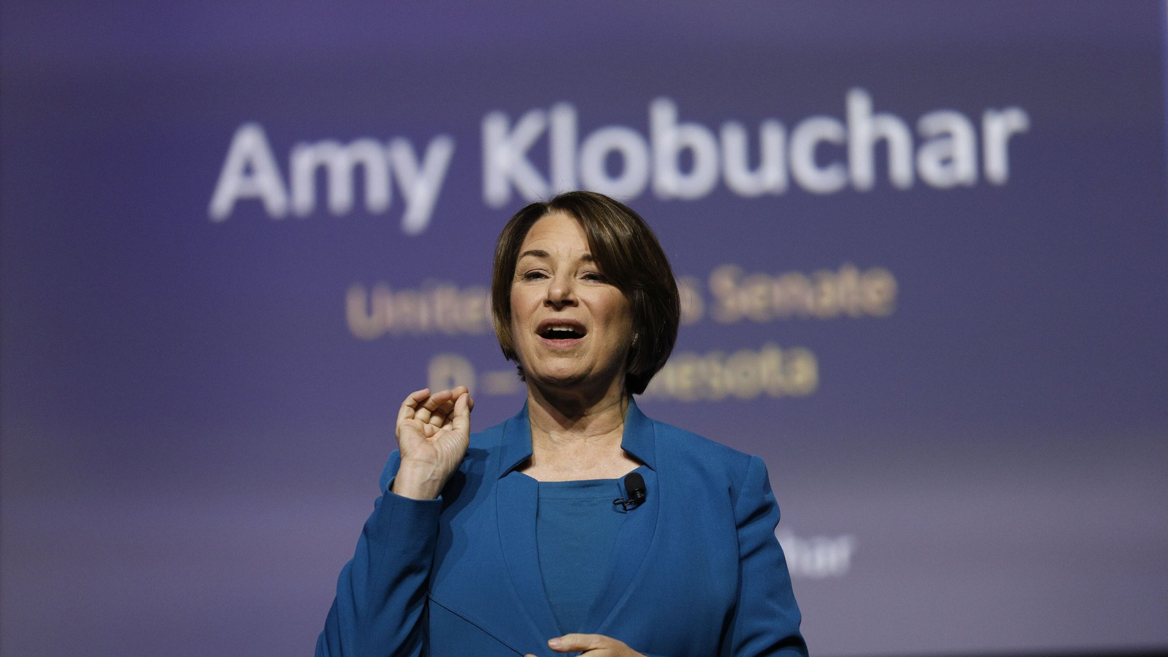 The Democratic presidential campaign of U.S. Sen. Amy Klobuchar of Minnesota did well in drawing at $220,000 in donations from Georgia in the past six months even though her polling and fundraising at the national level have not been as strong. (Photo by Bill Pugliano/Getty Images)