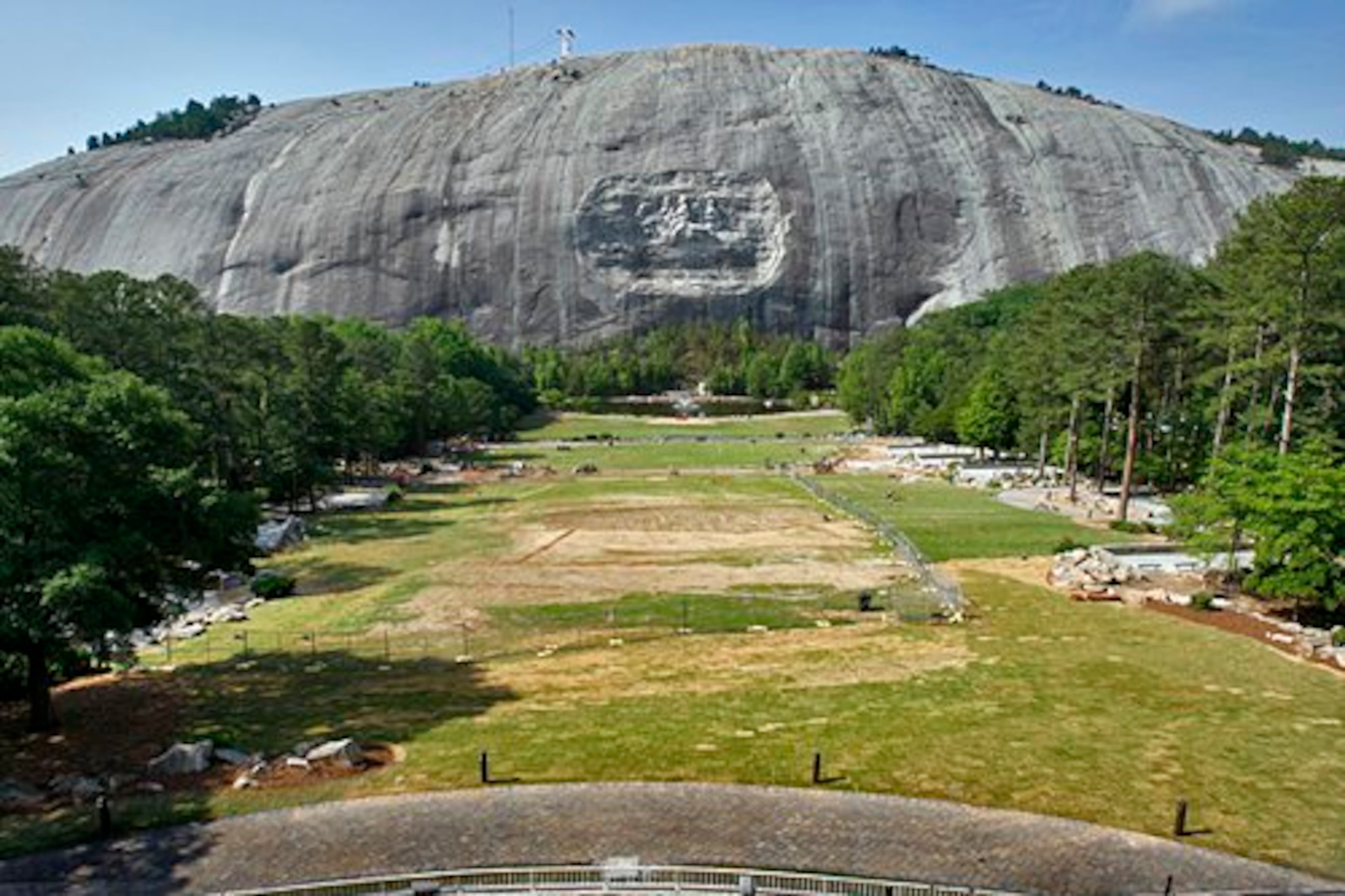 Stone Mountain completed a $4.1 million restoration of its Memorial Lawn just in time for Memorial Day in 2010.