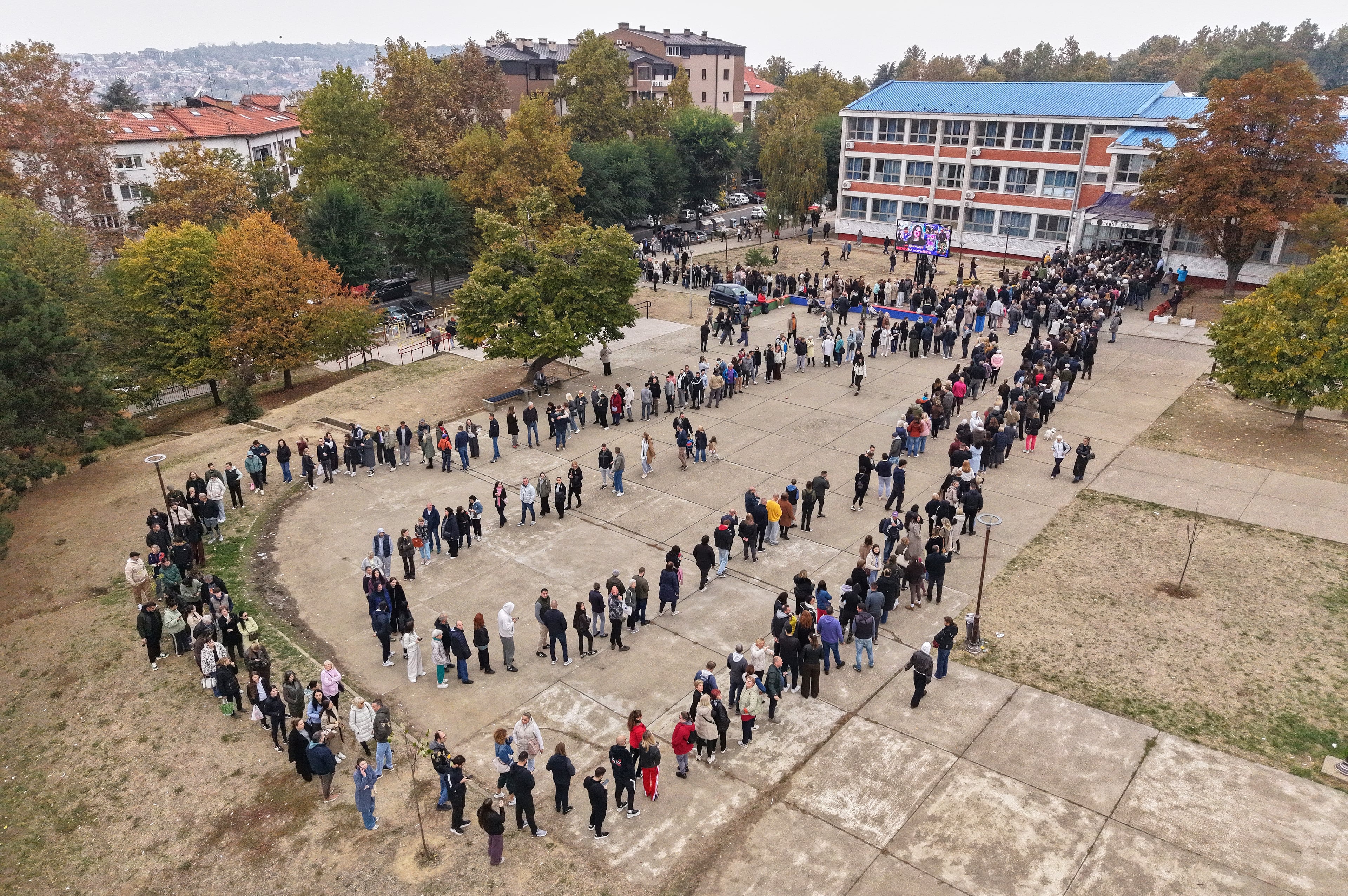 APTOPIX Serbia Election