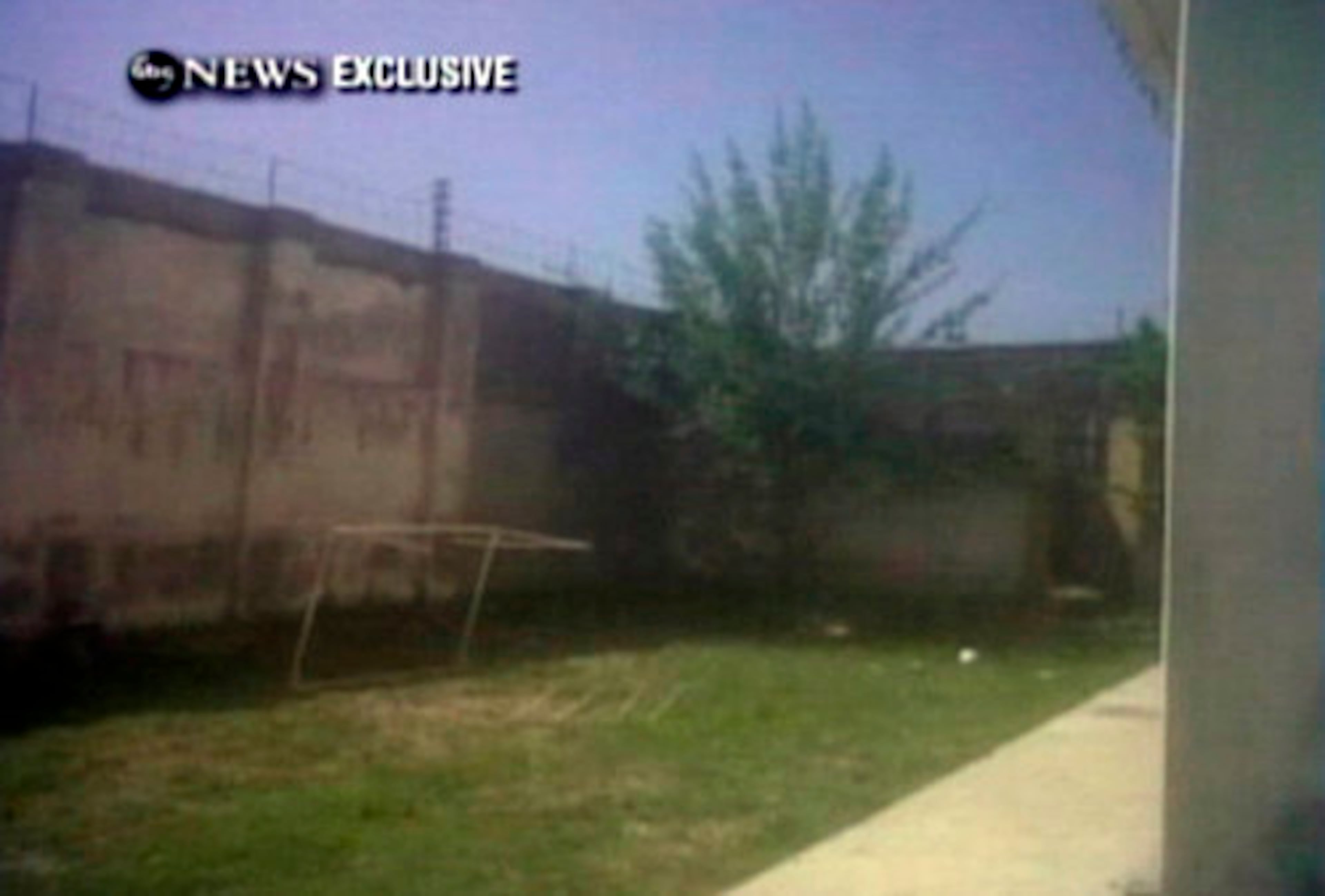 This frame grab from video obtained exclusively by ABC News, on Monday, May 2, 2011, shows a section of the compound where it is believed al-Qaida leader Osama bin Laden lived in Abbottabad, Pakistan.