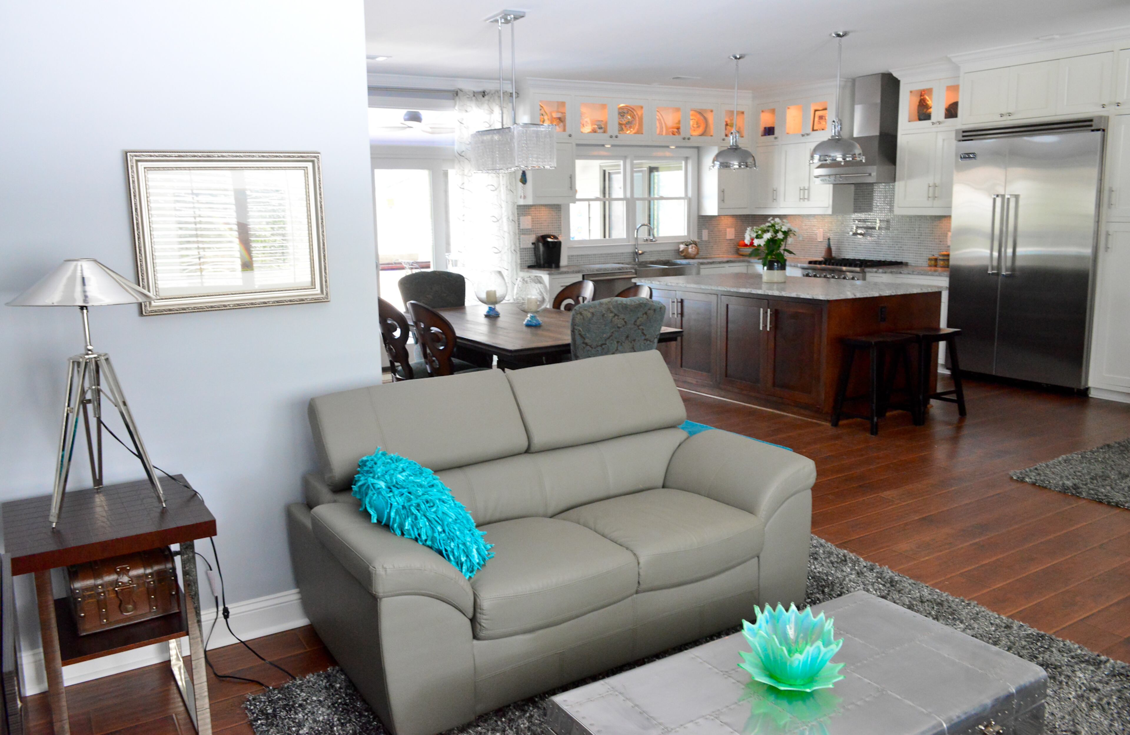 Homeowners Michael Bush and Johnny Mitchell didn't raise the roof, but they raised the ceilings from 8 feet to 9 feet during the renovation of their Decatur home, which was built in 1952. The higher ceiling helped provide an open feel to the home.