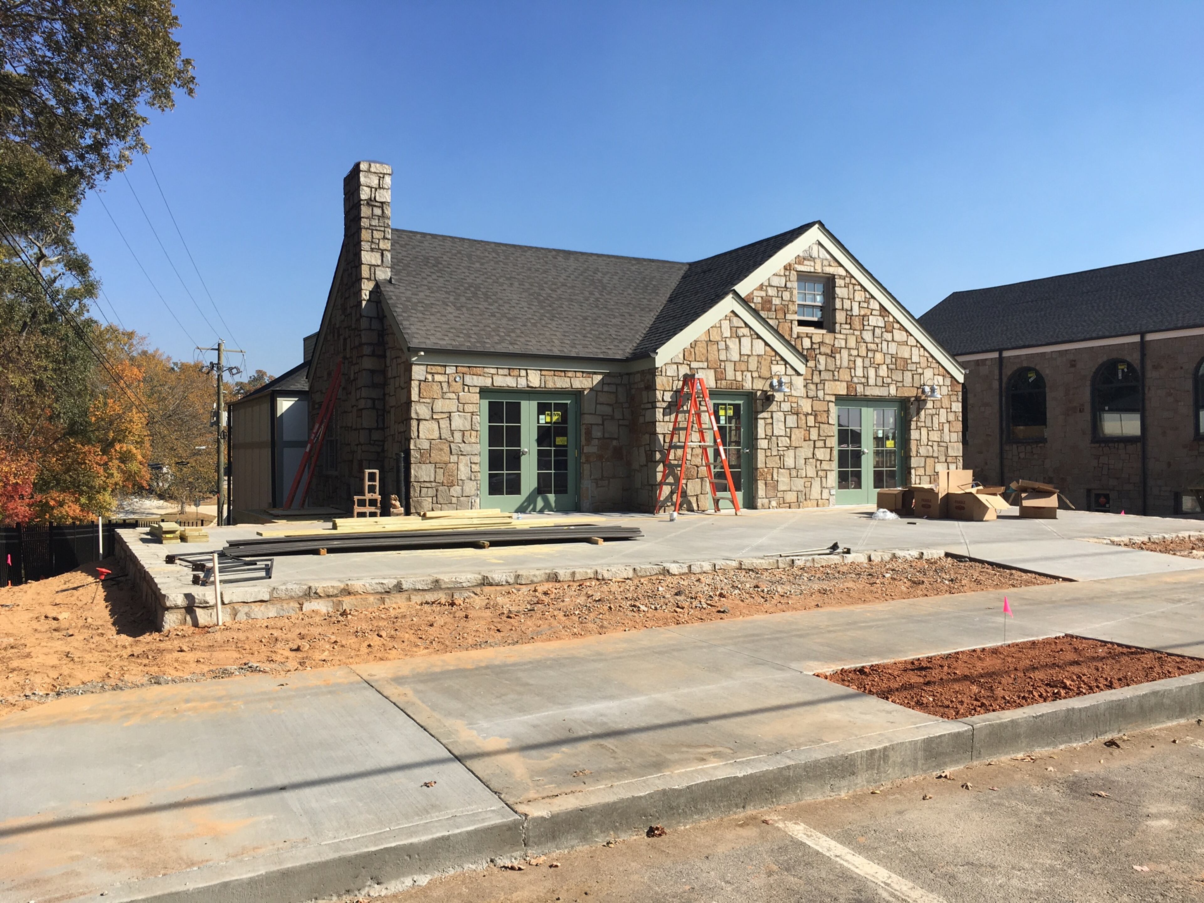 Part of Duluth's budding Parsons Alley development, as seen on Nov. 17, 2016. TYLER ESTEP / TYLER.ESTEP@AJC.COM