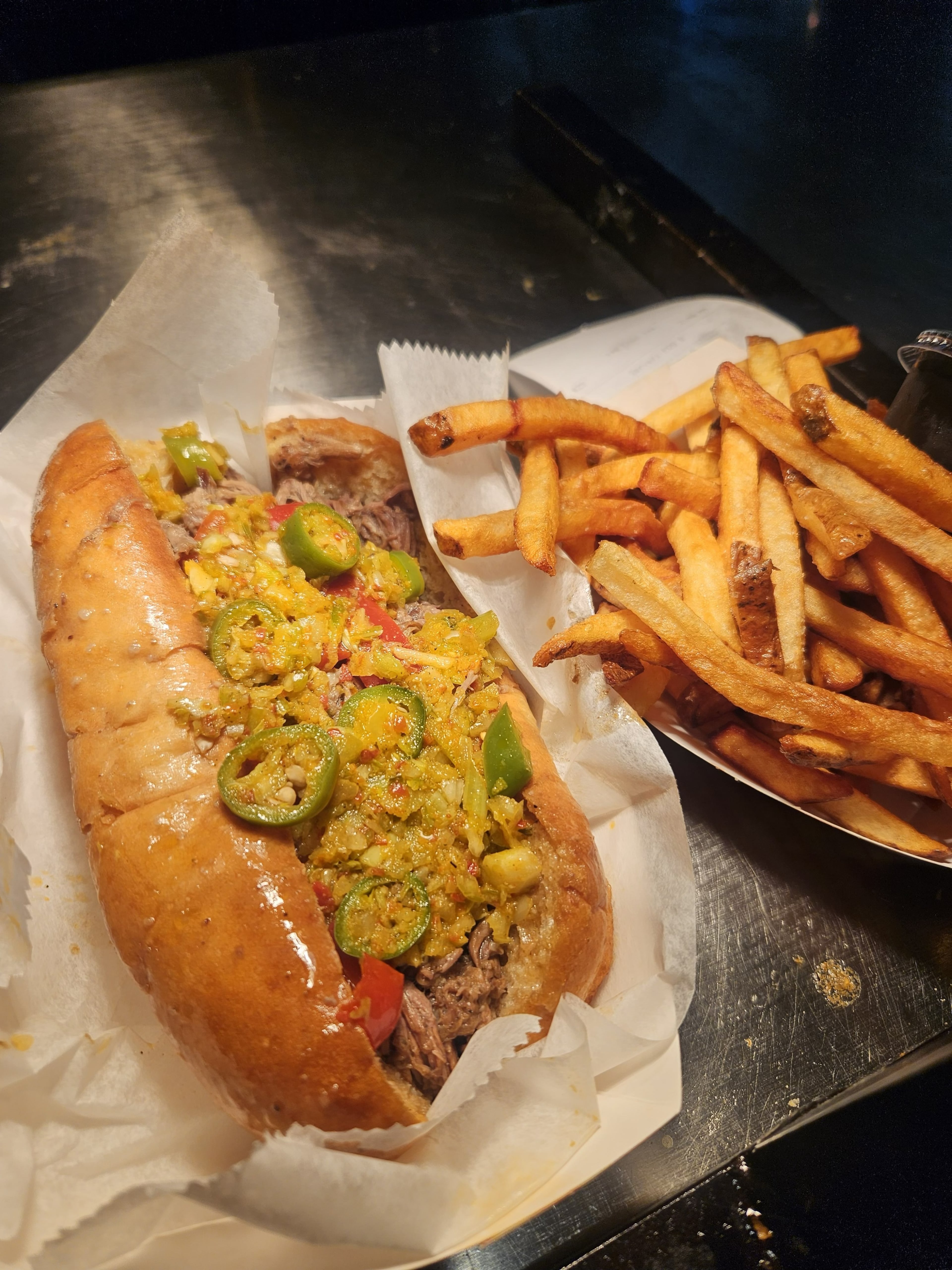 Tony's ATL's Ditka RIP Chicago beef sandwich. (Courtesy of Anthony Kerr)