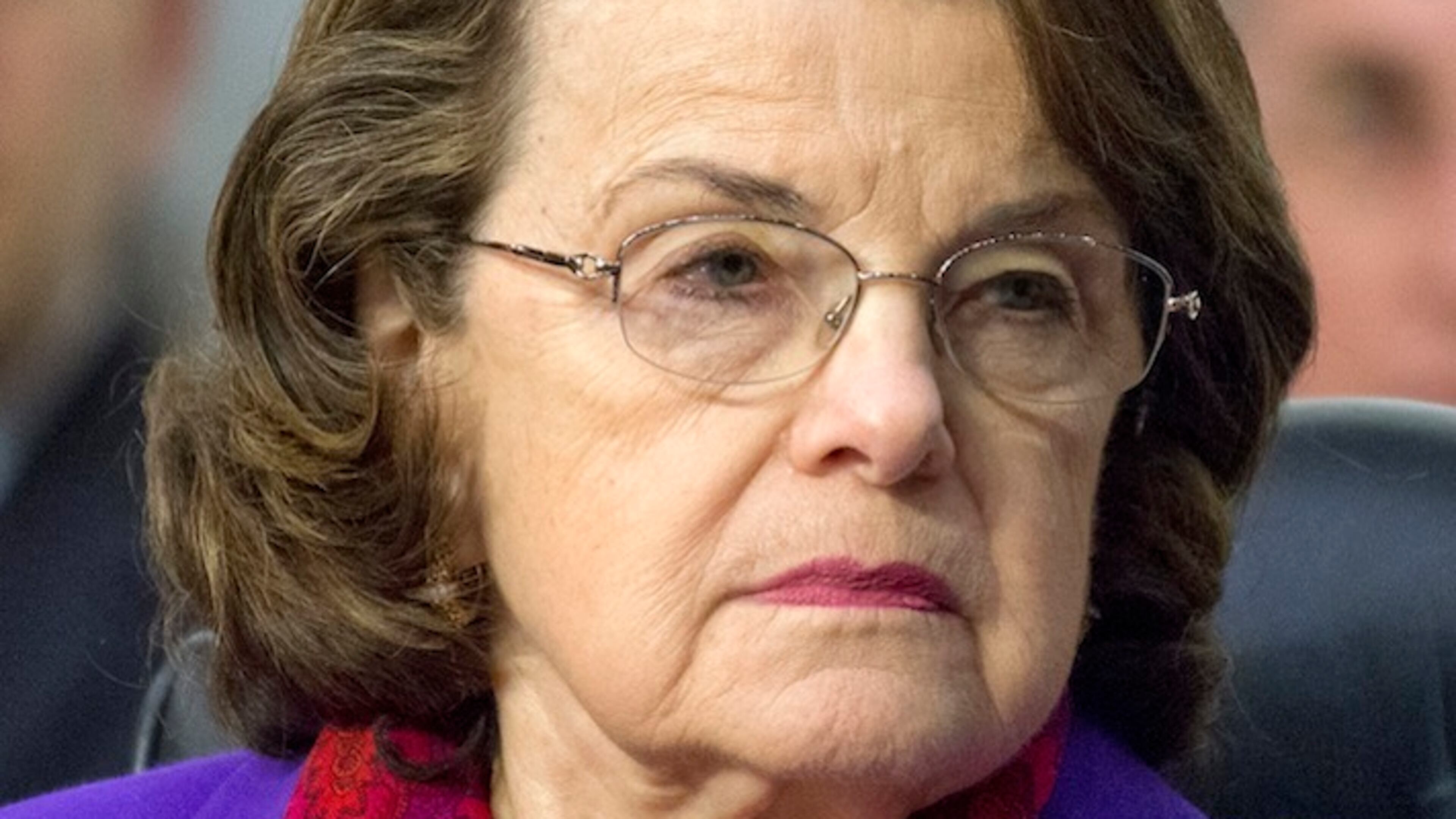 United States Senator Dianne Feinstein (Democrat of California), Ranking Member, US Senate Judiciary Committee, listens as Judge Neil Gorsuch testifies before the committee on his nomination as Associate Justice of the US Supreme Court to replace the late Justice Antonin Scalia on Capitol Hill on Wednesday, March 22, 2017 in Washington, DC. (Ron Sachs/CNP/Sipa USA/TNS)