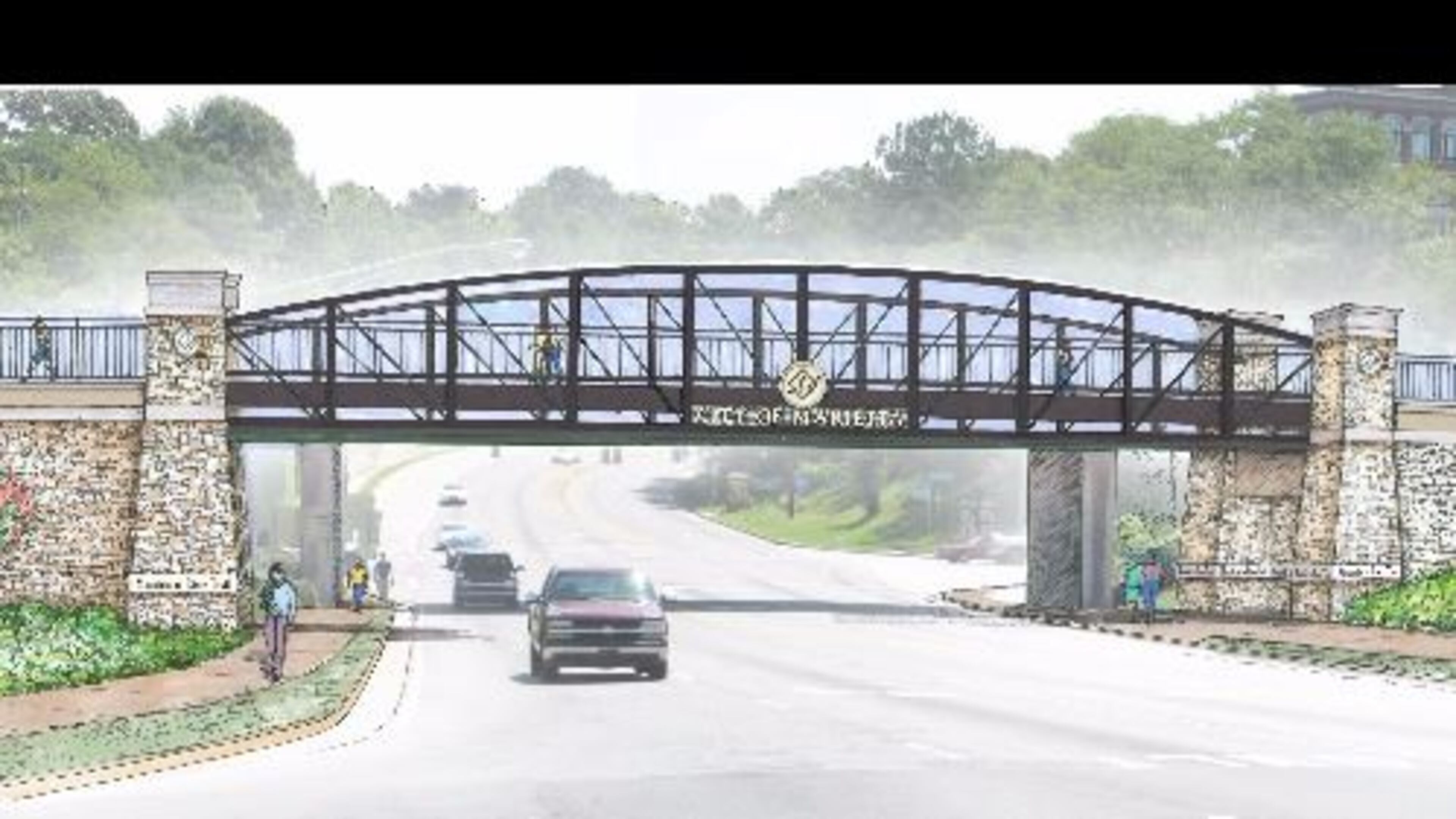 Construction of a new bridge will lead to road closures in Marietta, beginning Sept. 18. Courtesy of Marietta