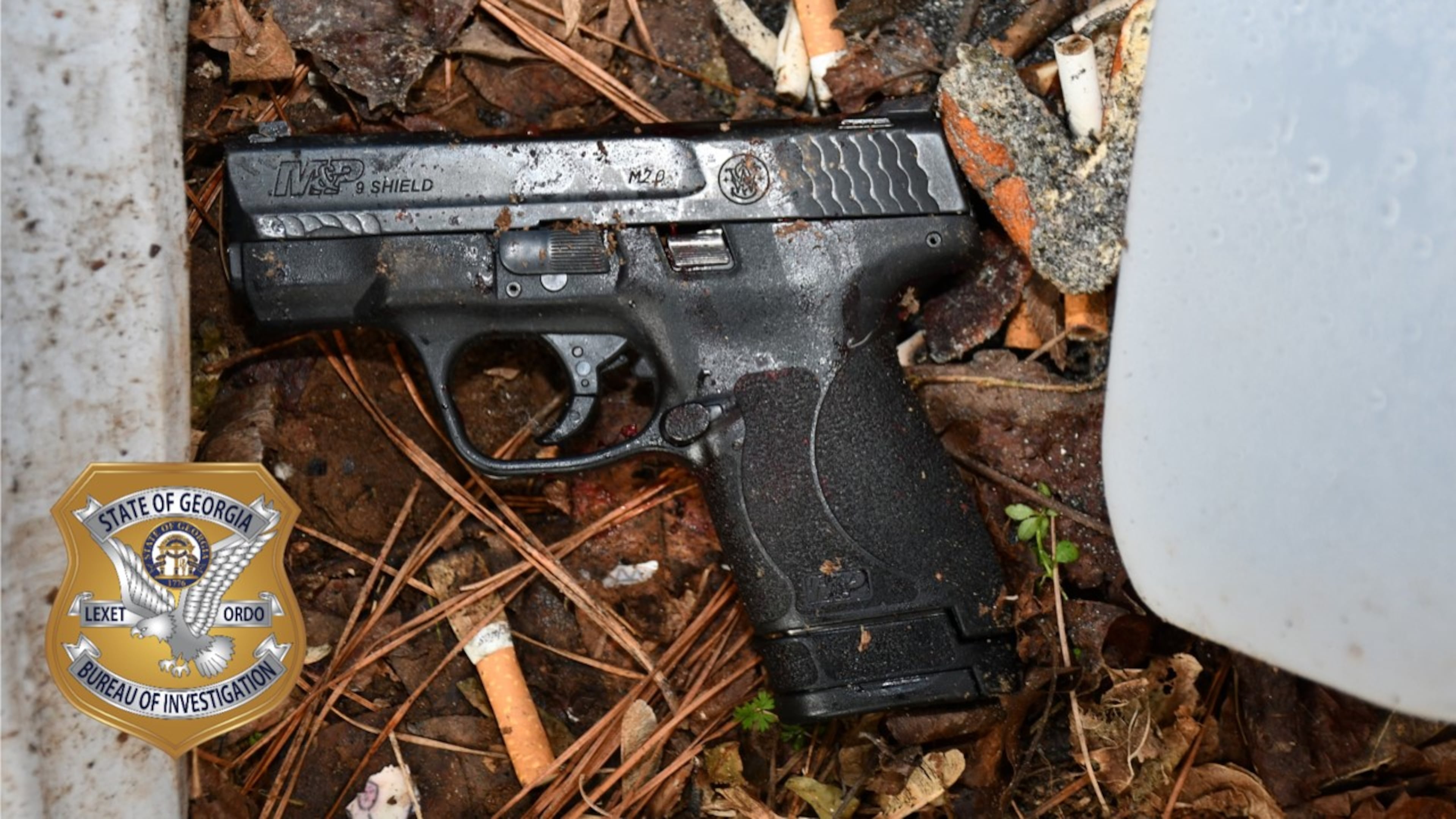 The handgun the GBI said was in Manuel Teran’s possession is described as a Smith & Wesson M&P Shield 9mm.