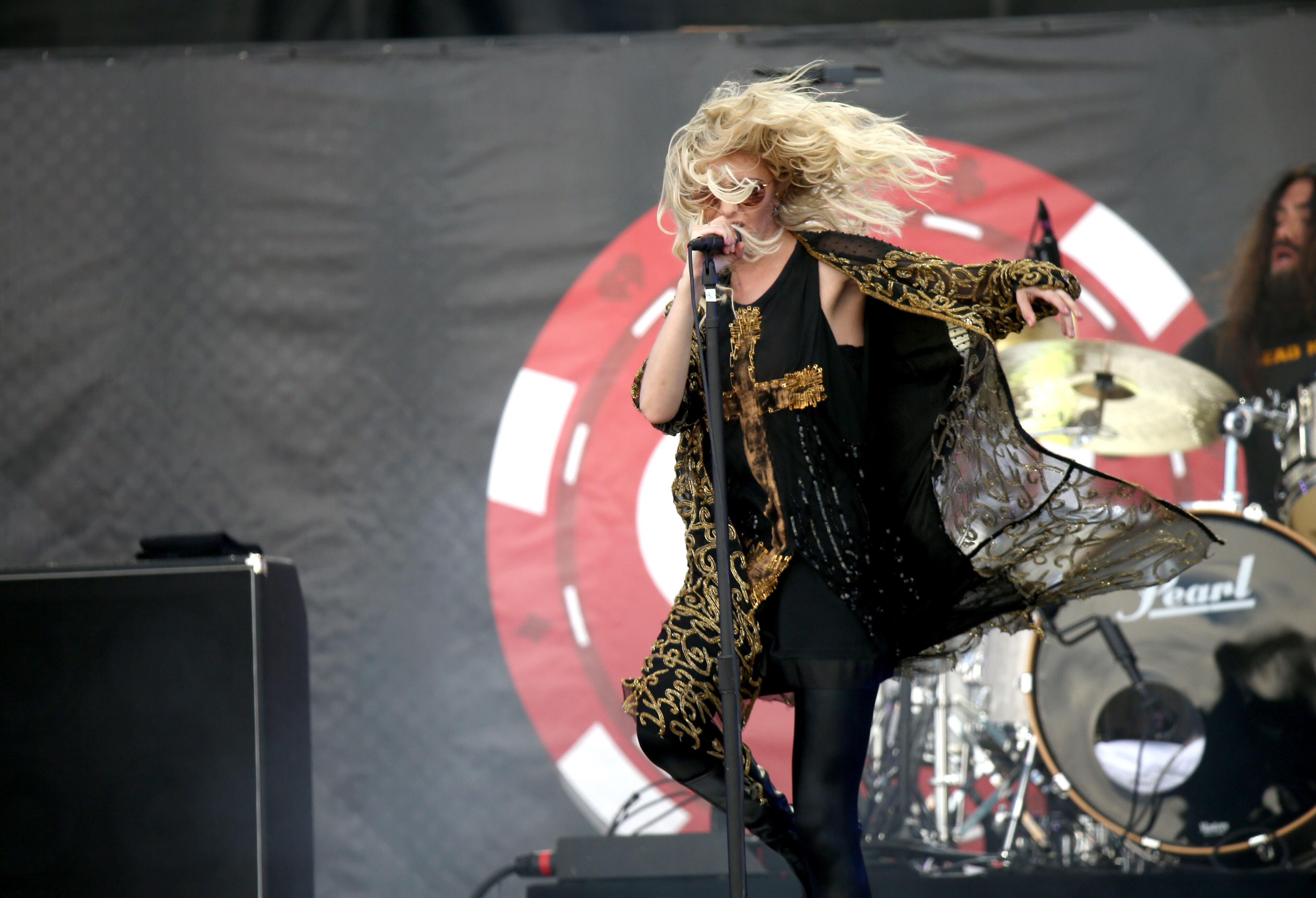 LAS VEGAS, NV - SEPTEMBER 20: Actress/singer Taylor Momsen of the Pretty Reckless performs at the 2014 iHeartRadio Music Festival Village on September 20, 2014 in Las Vegas, Nevada. (Photo by Rich Polk/Getty Images for Clear Channel)