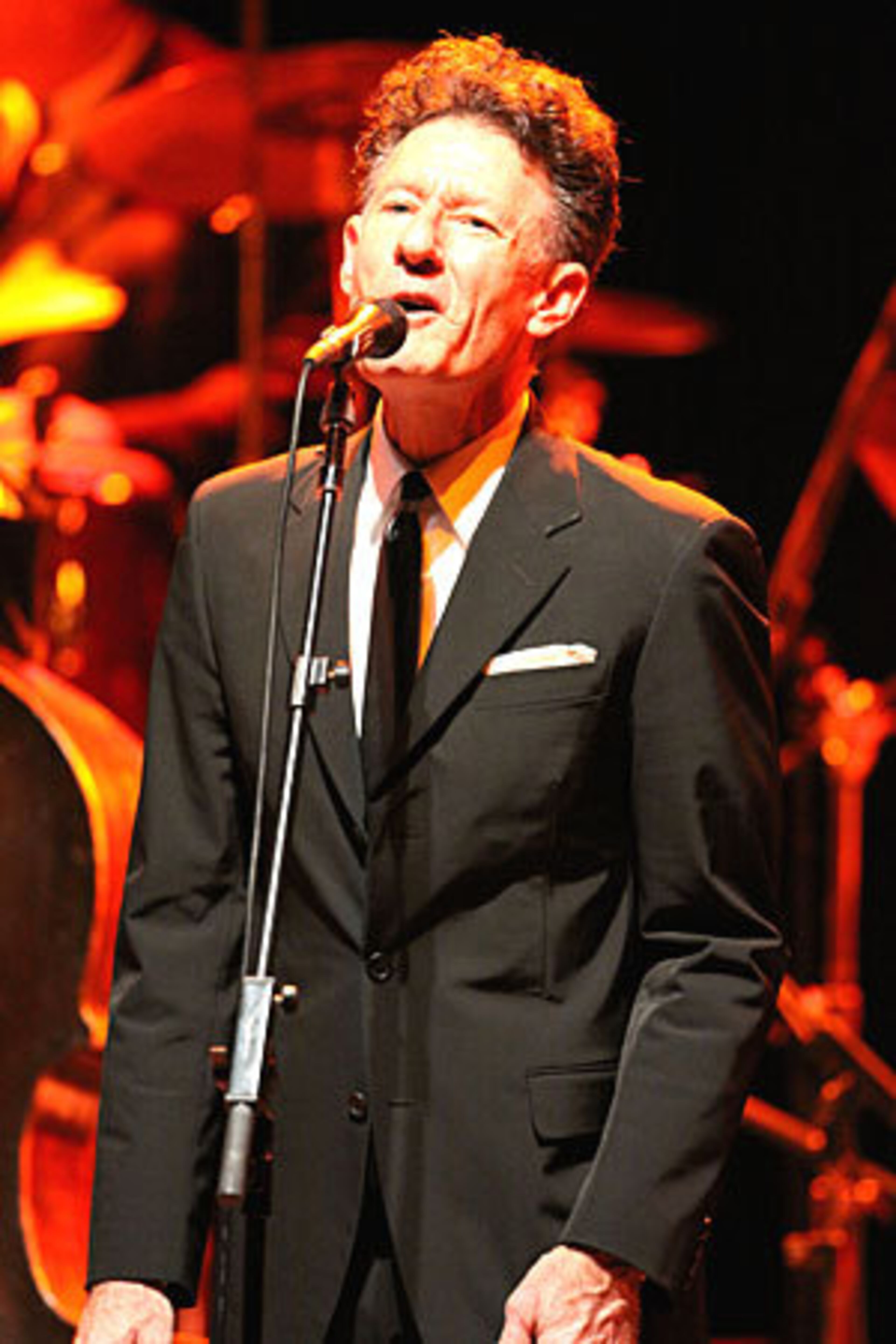 Lyle Lovett and His Large Band play "I Will Rise Up."