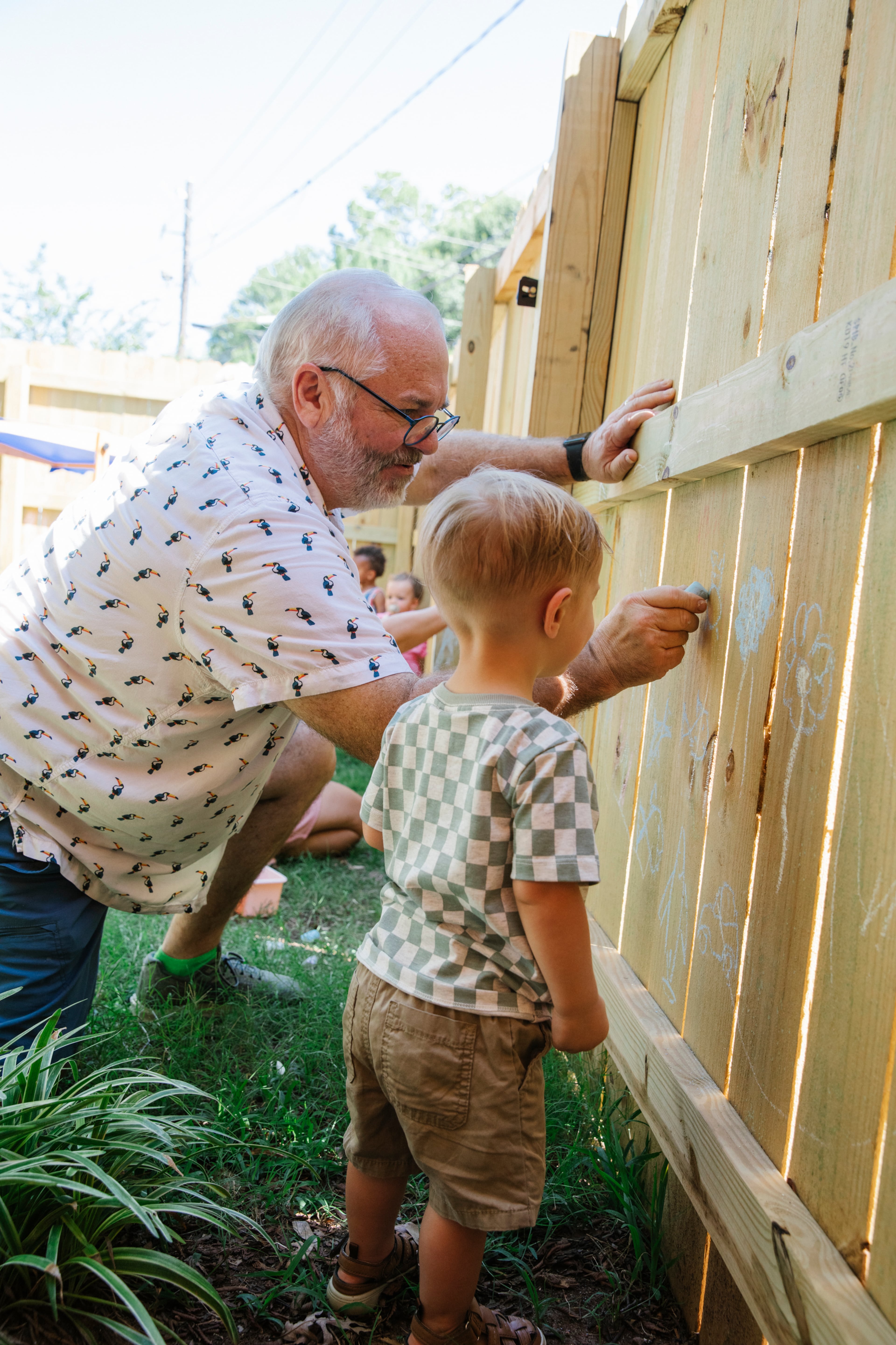For volunteers at the Heinsch House, each day presents an opportunity to share their skills and knowledge with the eager minds of the next generation. Photo by Brittany Wages.