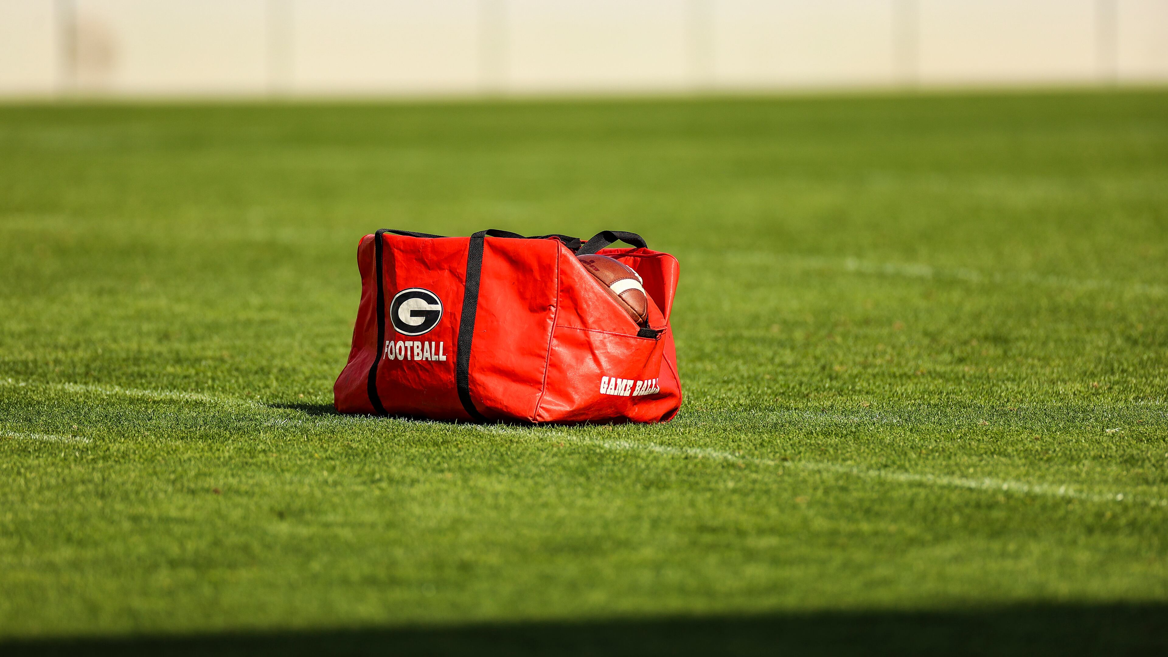 During the Bulldogs’ practice session in Athens, Ga., on Thursday, March 18, 2021. (Photo by Tony Walsh)