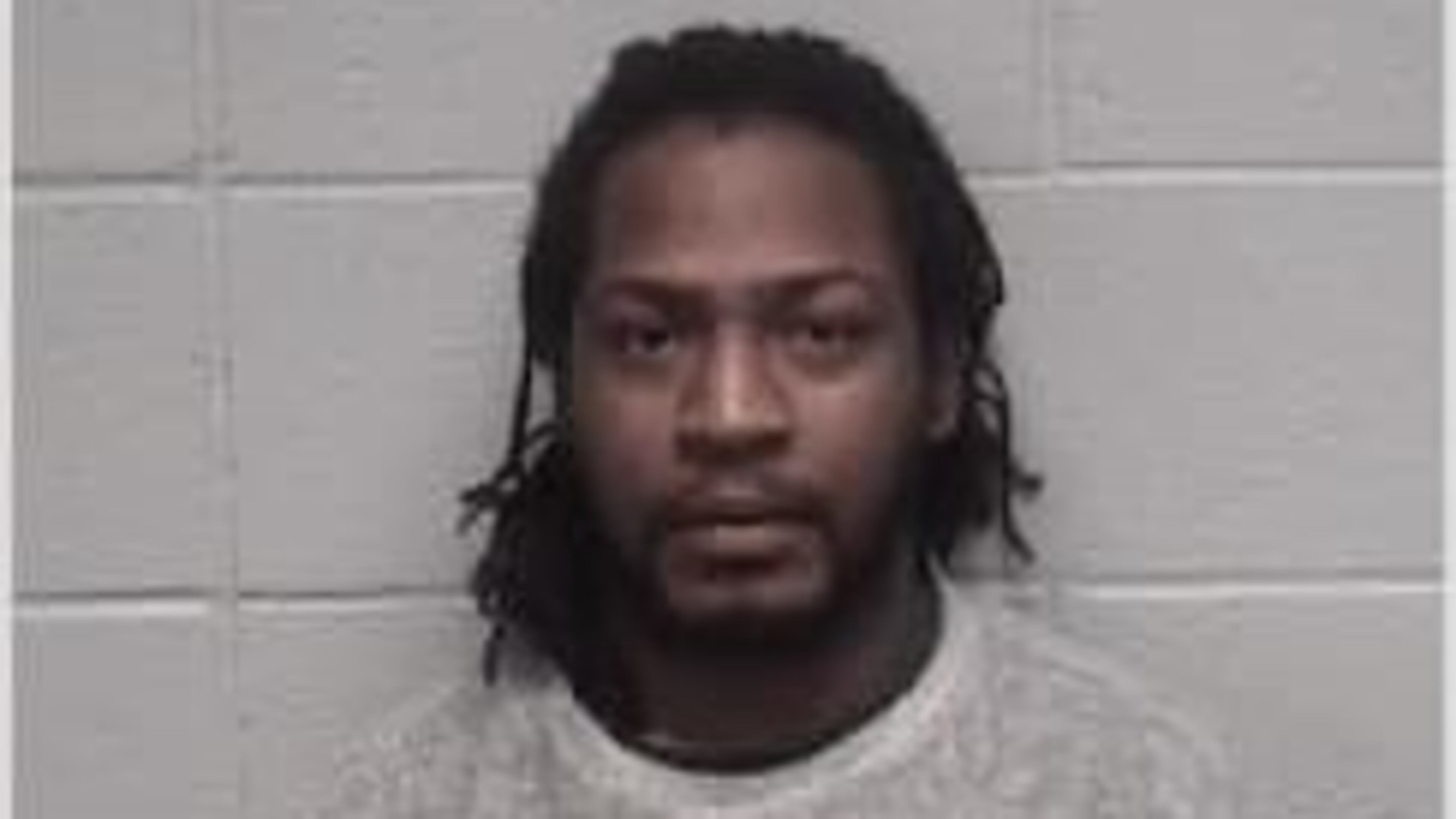 This is the booking photo of the man who was arrested in Forsyth County after allegedly running away from a car crash. The sheriff's office has not released his name.