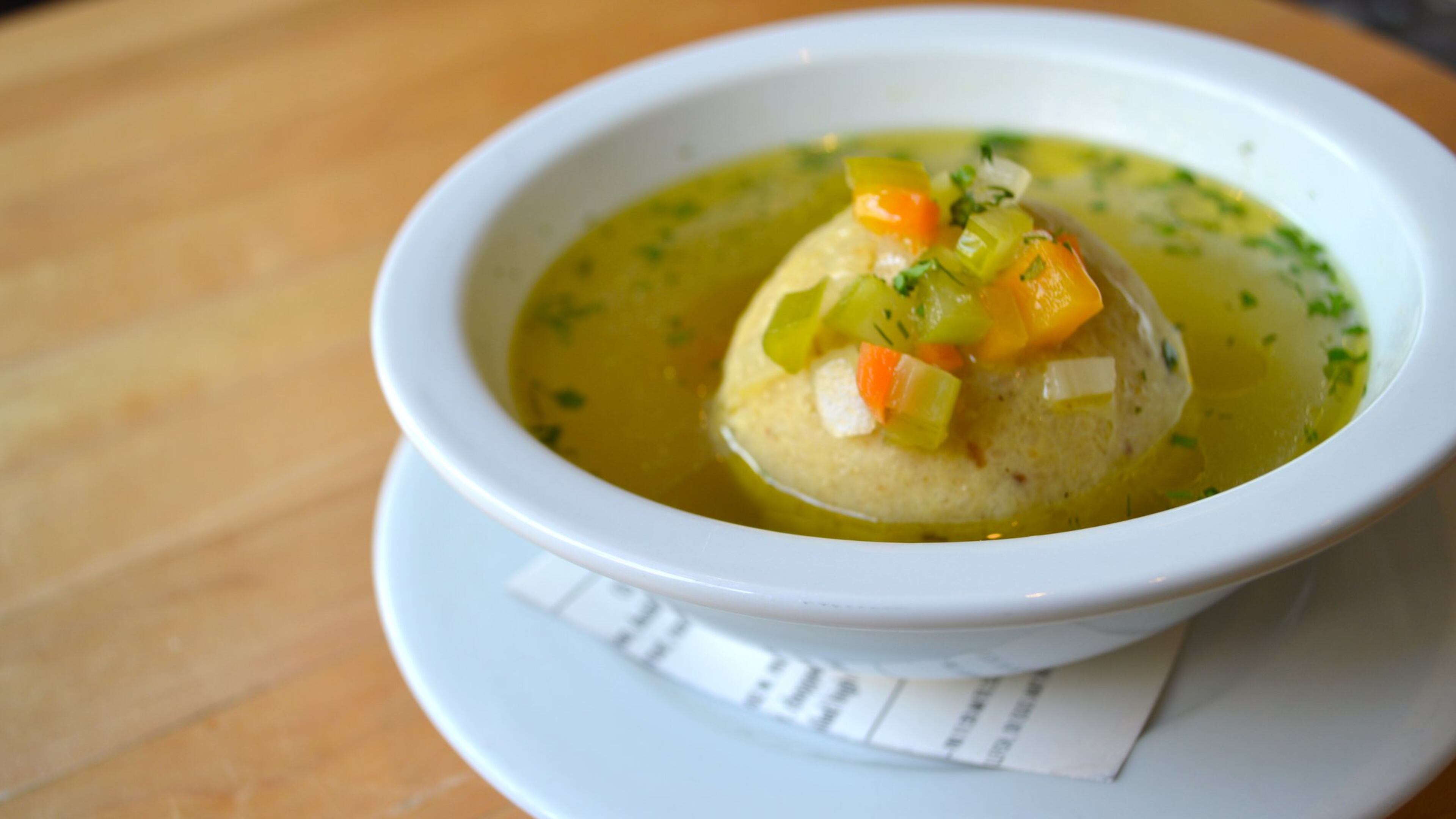 The General Muir’s Matzoh Ball Soup. CONTRIBUTED BY: Alexa Lampasona