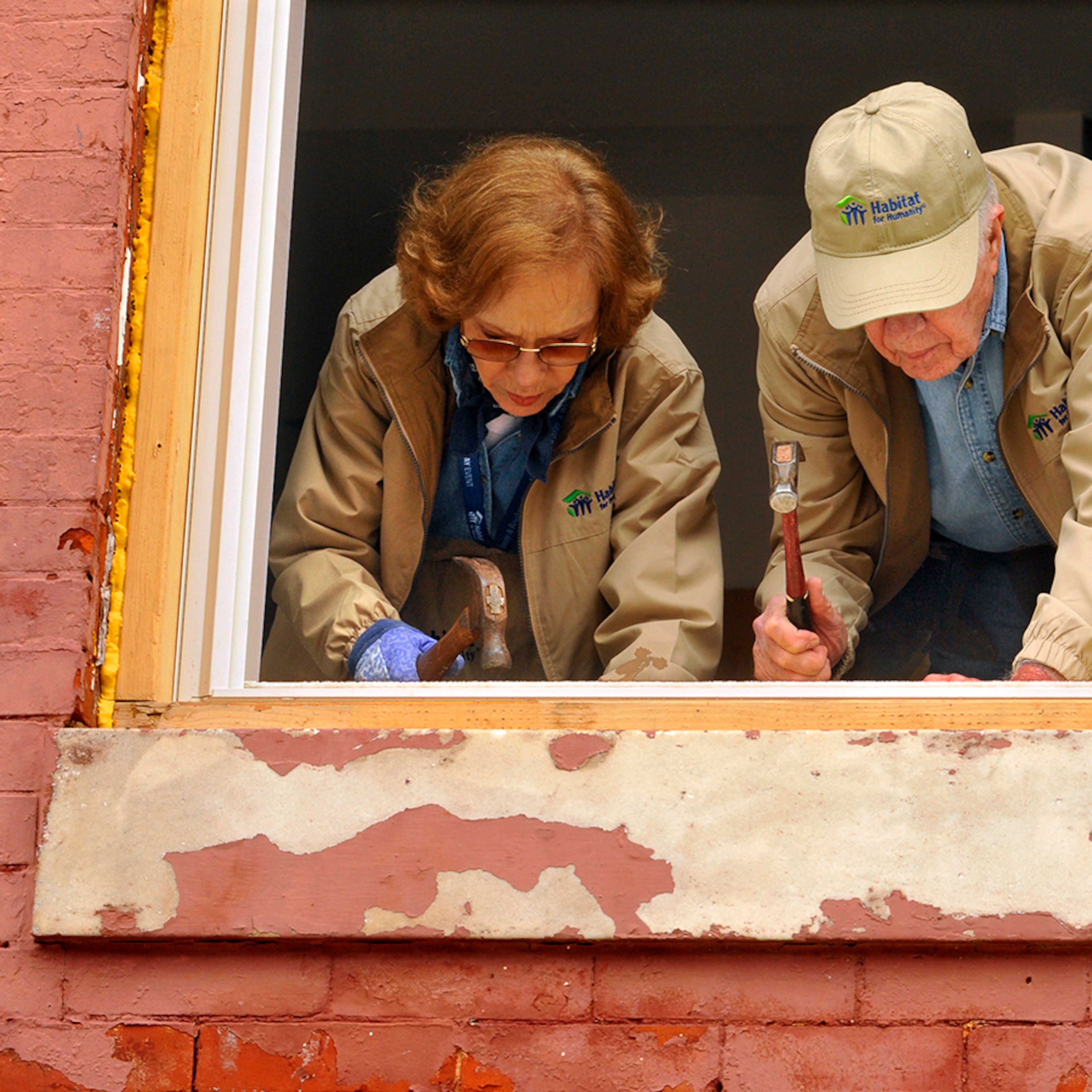Jimmy and Rosalynn Carter's work with Habitat for Humanity