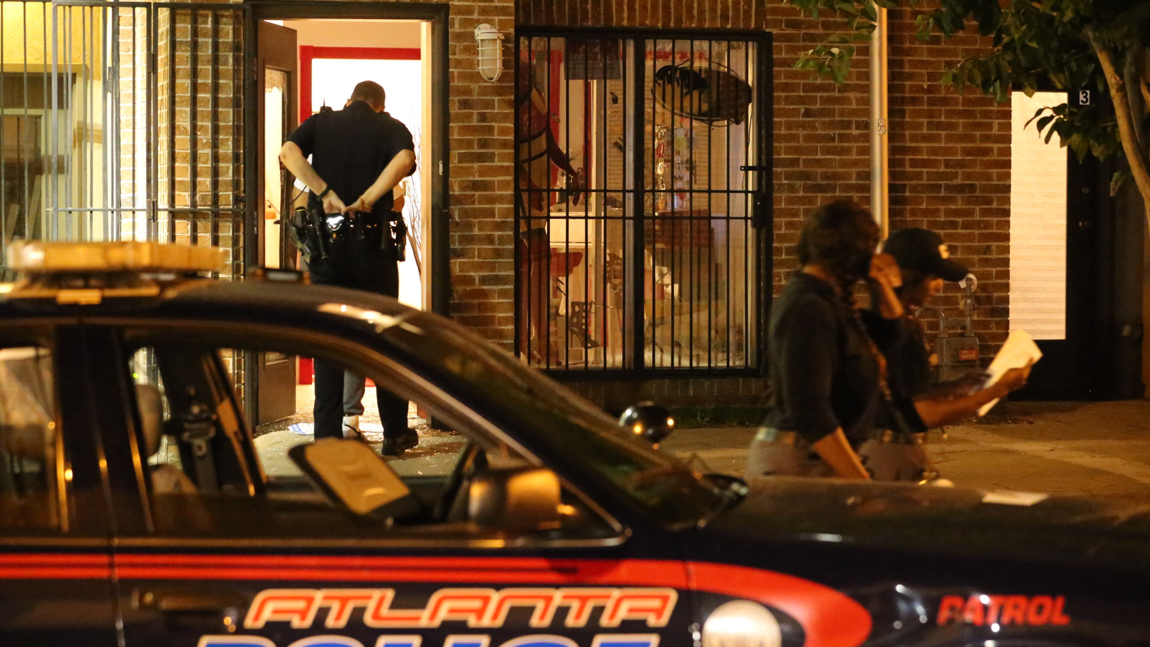 Soler said her manager was taken to Grady Memorial Hospital for treatment. “He was bleeding a lot, I guess from being pistol-whipped,” she said. “We have break-ins and we have smash-and-grabs, but nothing this bad to where there was blood and guns.” JOHN SPINK/JSPINK@AJC.COM