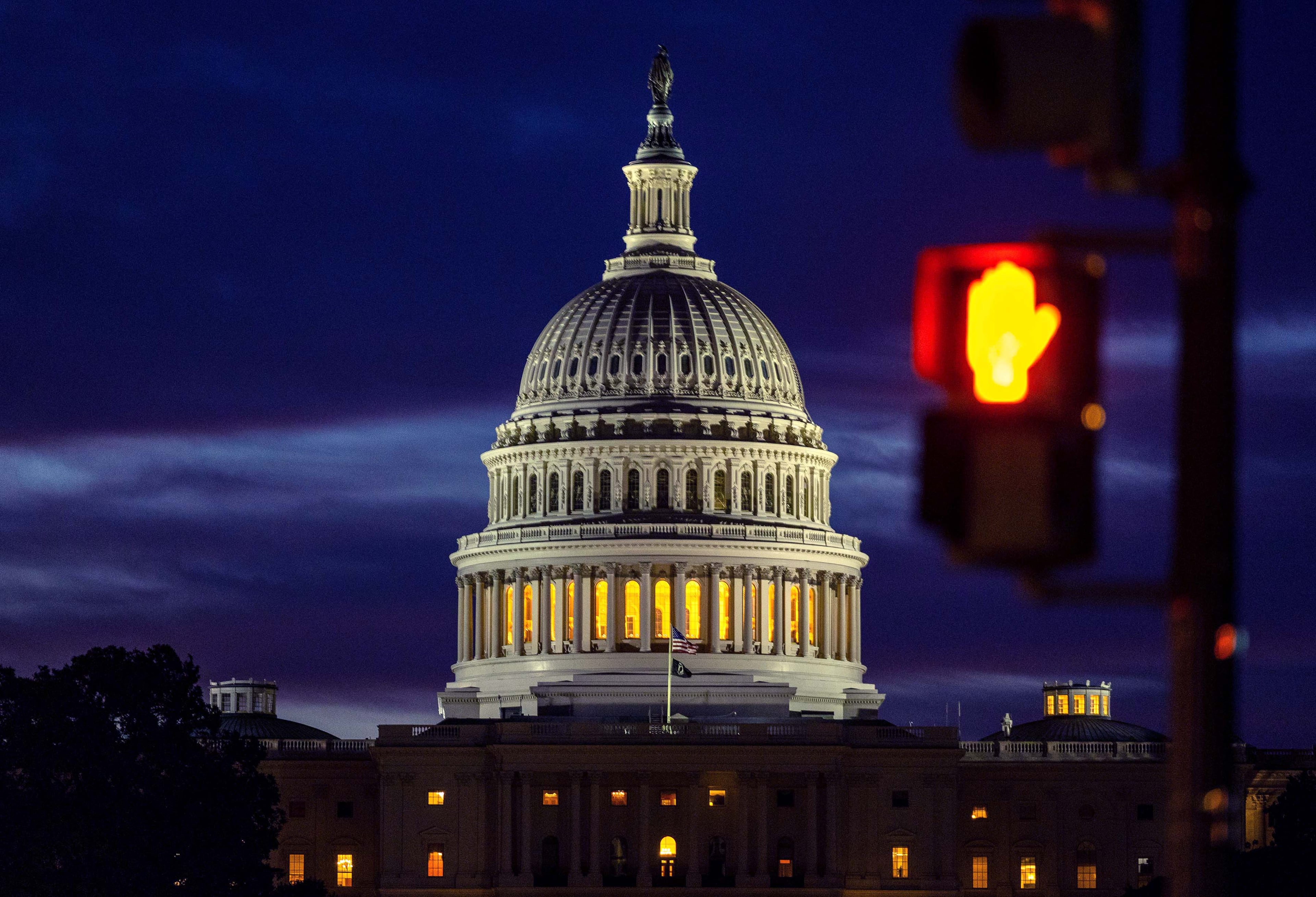 The U.S. Capitol at sunrise last October. (Alex Kent/The New York Times)