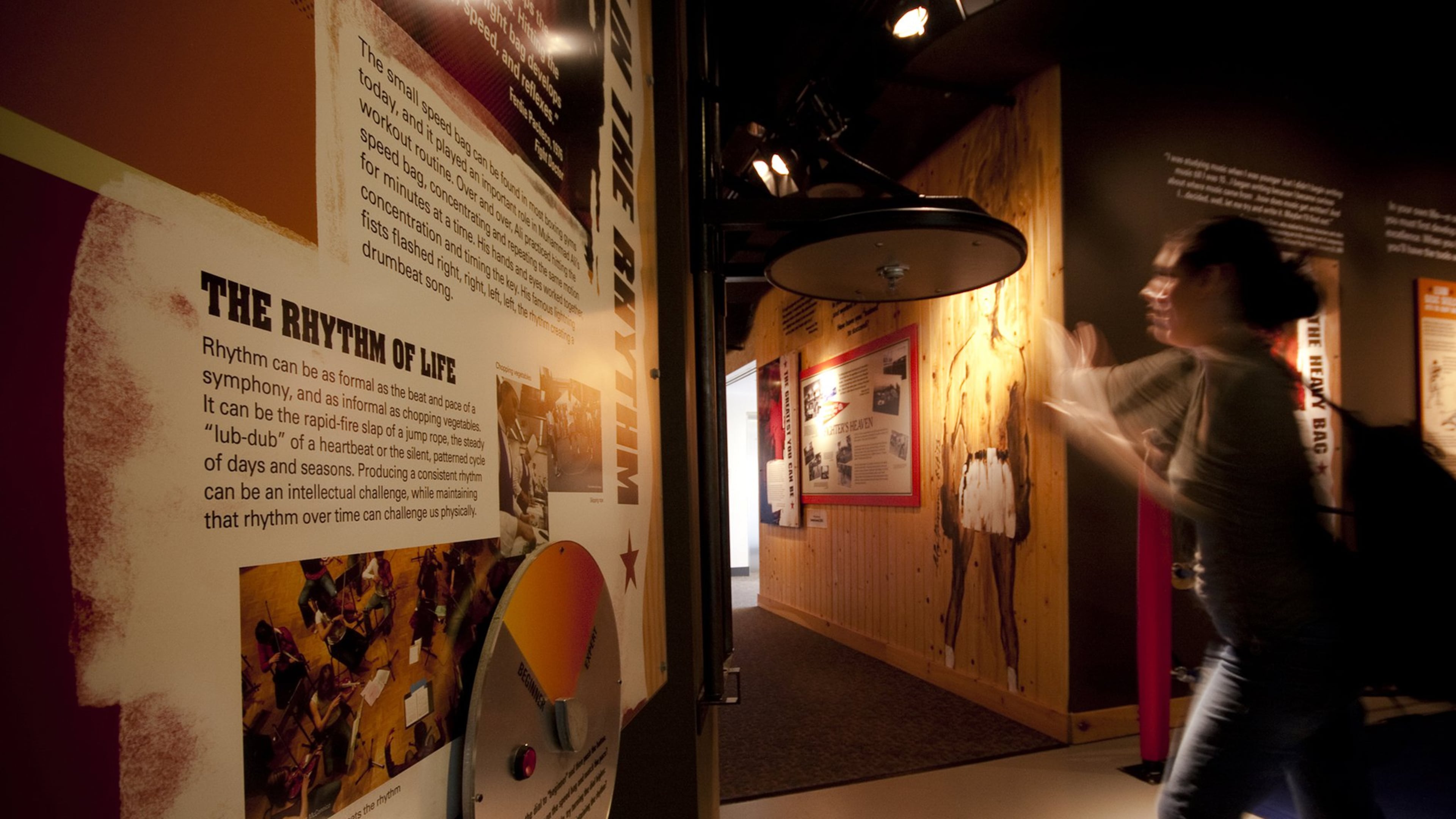 “Train with Ali” is an interactive exhibit at the Muhammad Ali Center in Louisville, Kentucky. Contributed by the Muhammad Ali Center.