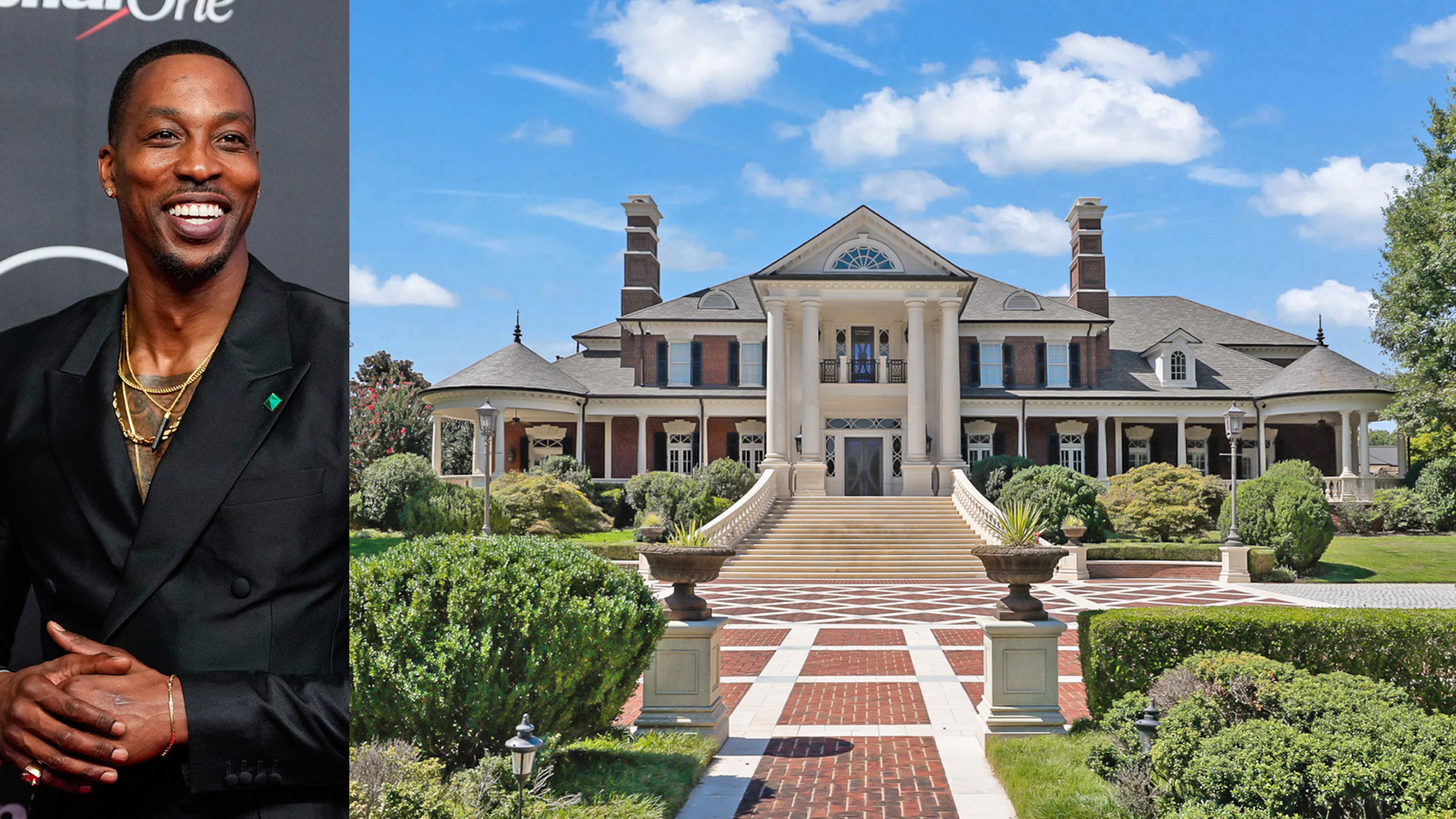 Atlantan and NBA star Dwight Howard is trying to sell his home in Suwannee for $14.5 million, up from the original asking price of $11.25 million in 2025. (Courtesy of HomeSmart/AP)
