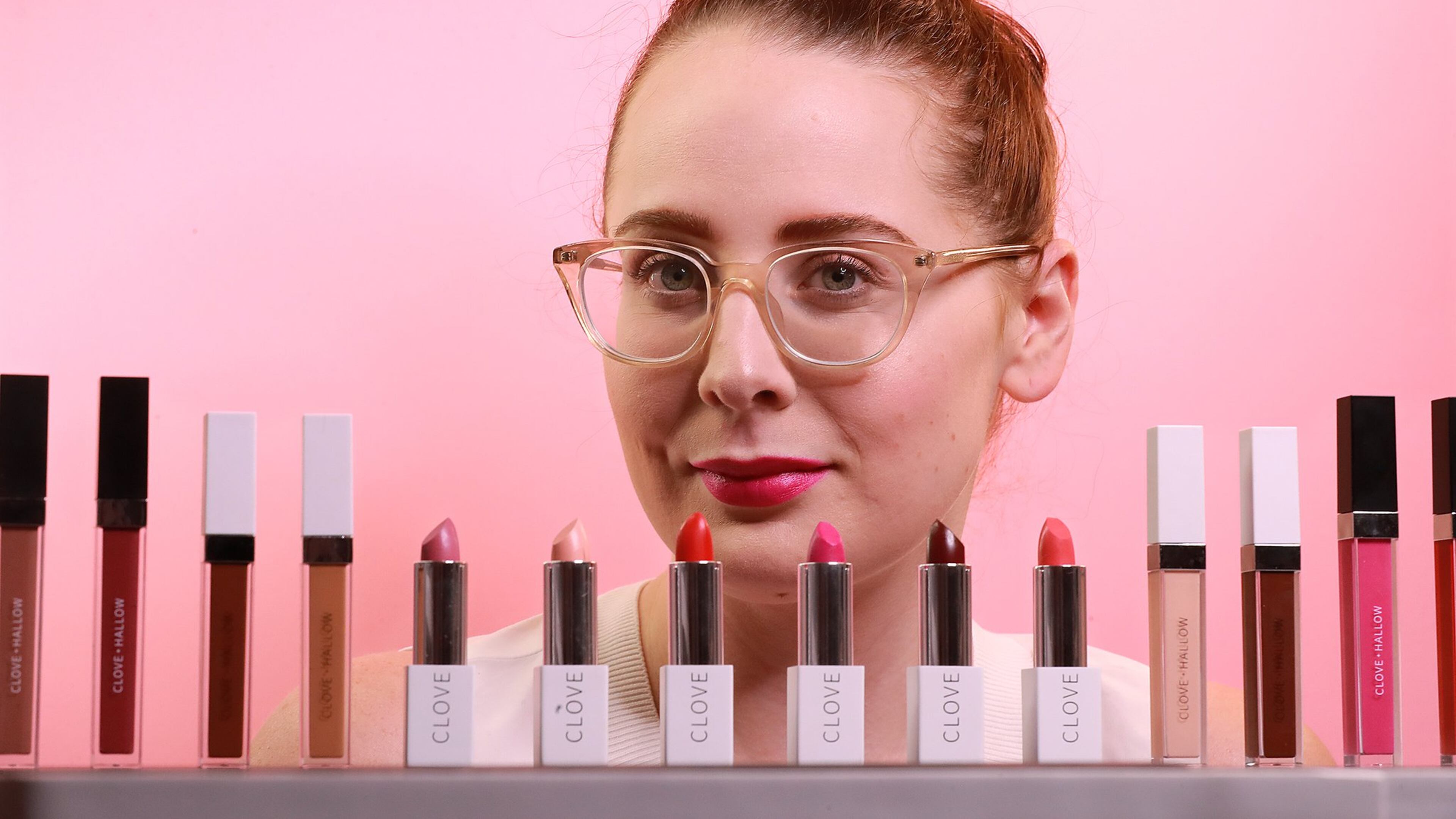 Sarah Biggers, an Atlanta-based makeup artist and founder of Clove + Hallow, created the clean, cruelty-free, vegan beauty brand after a health scare left her bedridden. She wanted the collection to be clean yet affordable and high-performance. CURTIS COMPTON / CCOMPTON@AJC.COM