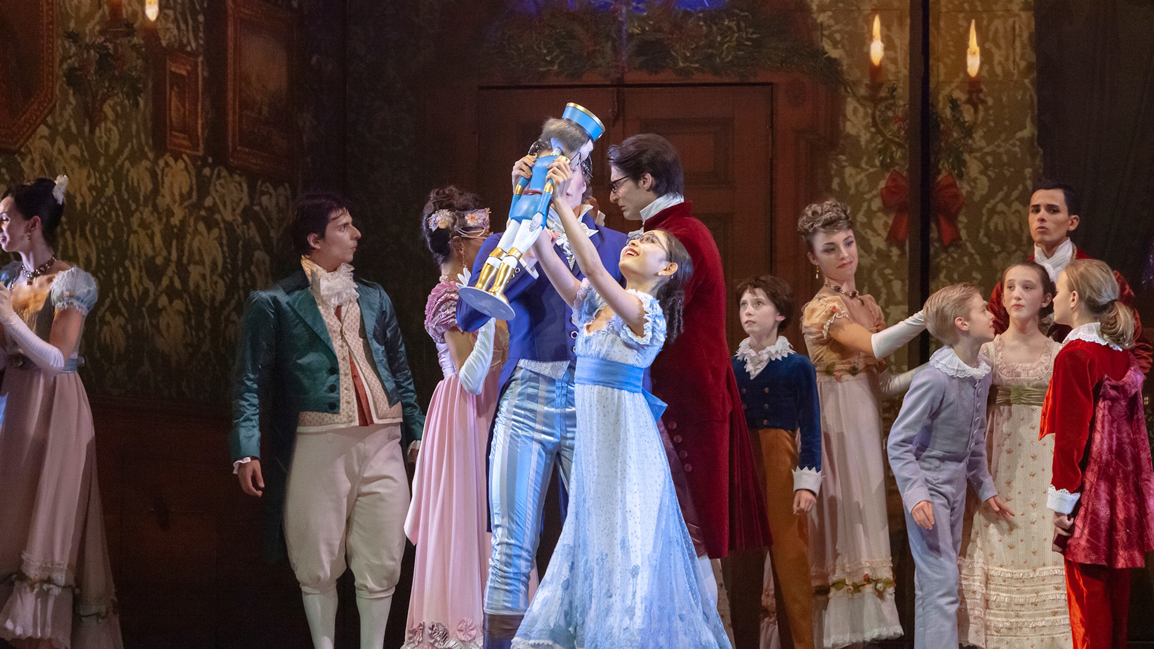 As young Marie, Remi Nakano admires her gift in Atlanta Ballet’s holiday classic "The Nutcracker,' which will debut Dec. 4 at the Cobb Energy Performing Arts Centre.
Courtesy of Atlanta Ballet / Kim Kenney,