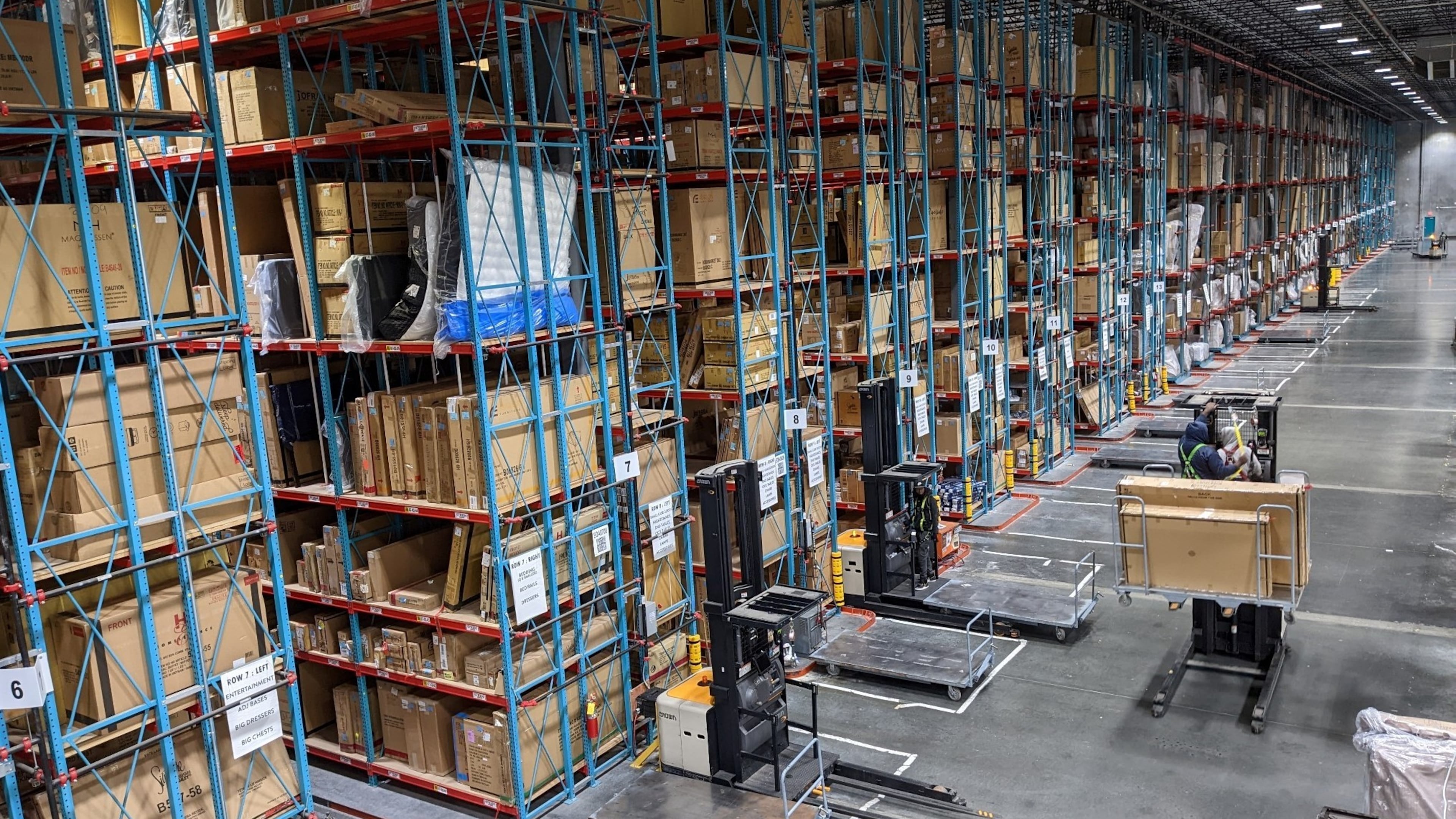 Georgia Furniture Mart is among the state's employers expanding and hiring. Here, a shot of the 36-year-old company's Stone Mountain distribution center.