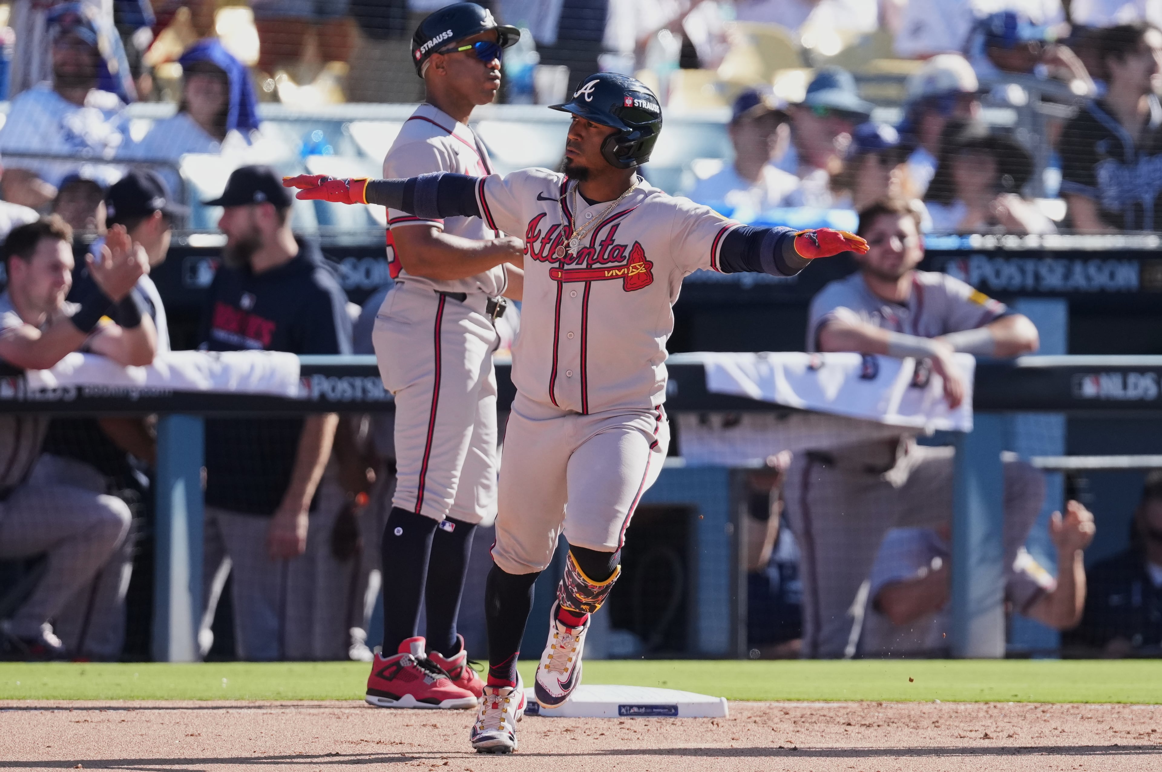 Braves Dodgers Baseball