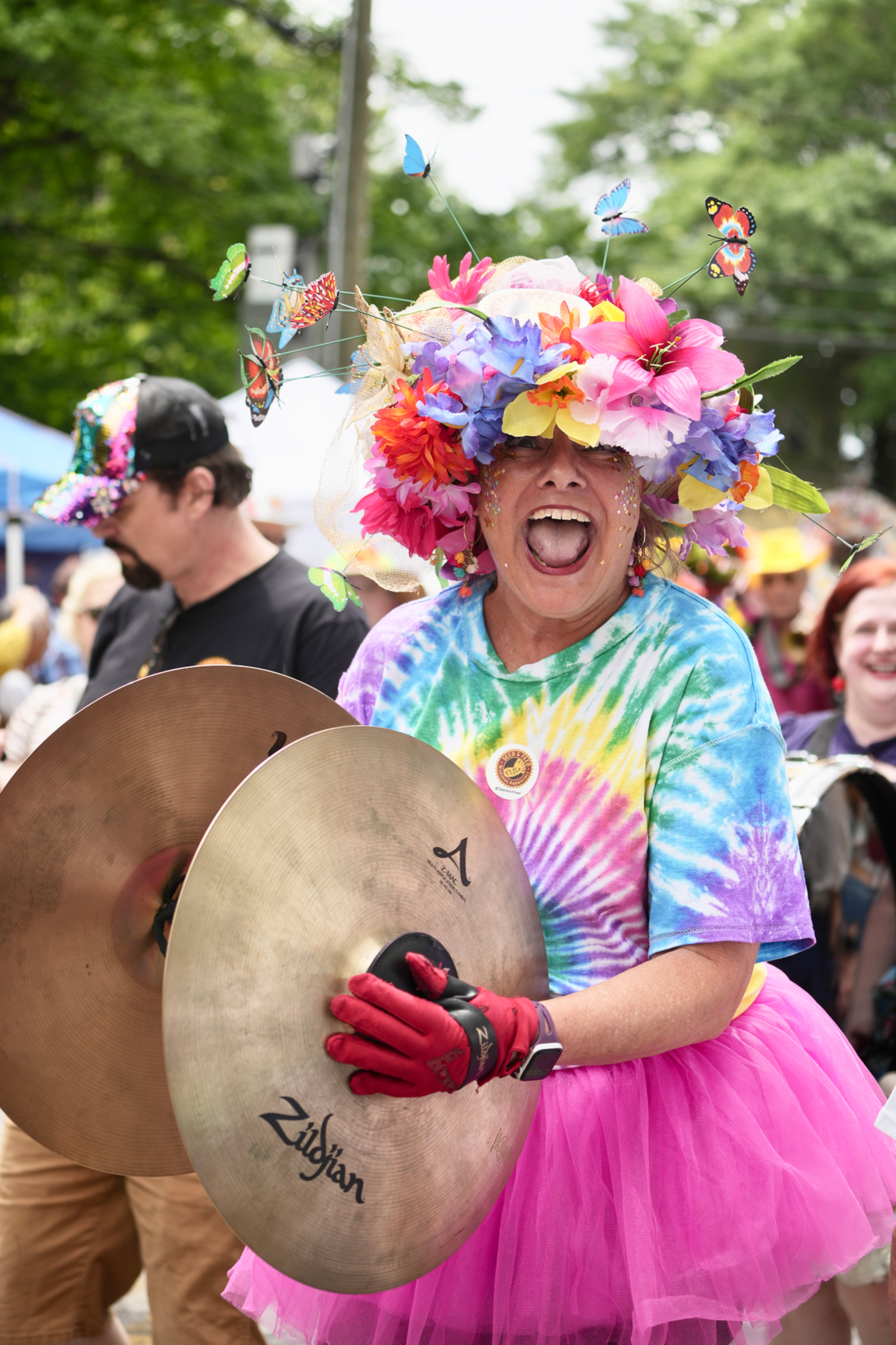 The parade on April 27 at the weekend-long Inman Park Festival and Tour of Homes includes a lot of cymbals-clashing fun.
(Courtesy of Fergal Kearns)