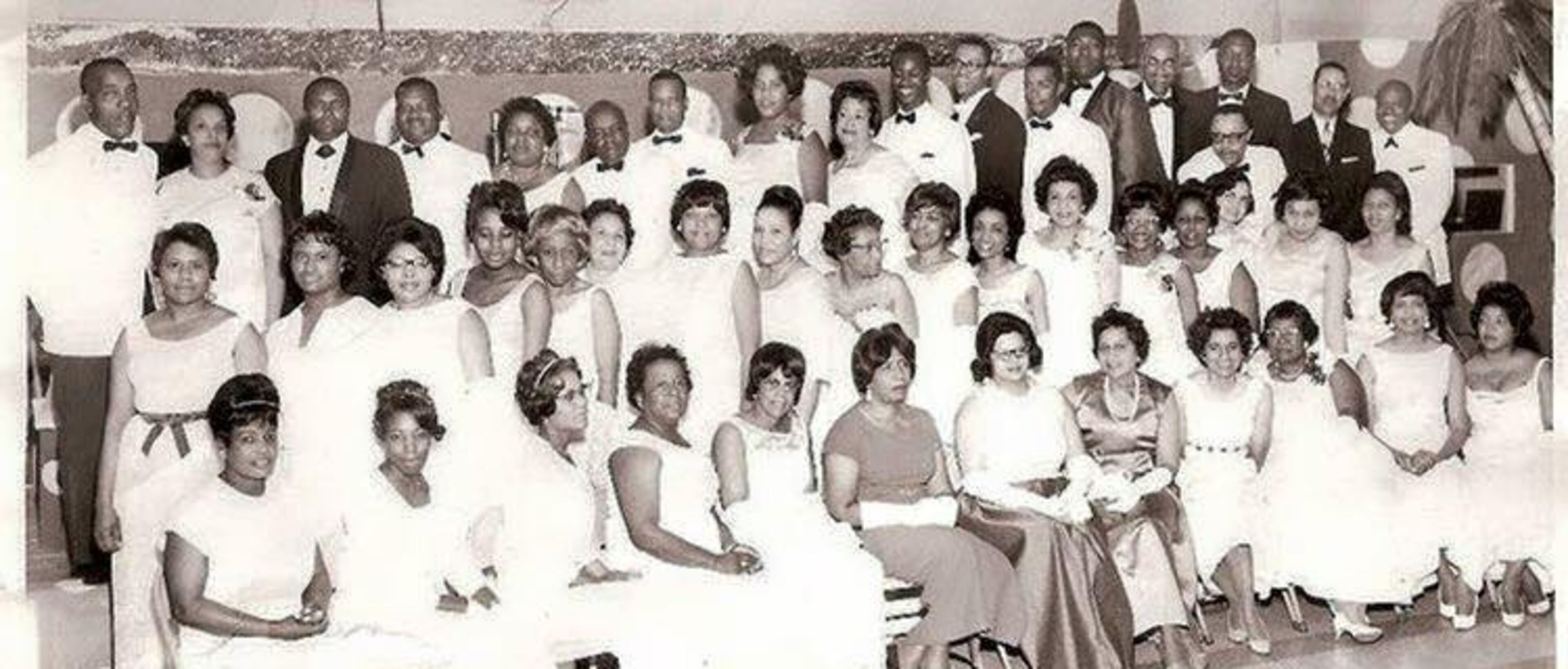 The "Astounding" Alpha Eta Zeta Chapter in Memphis in an undated photo.