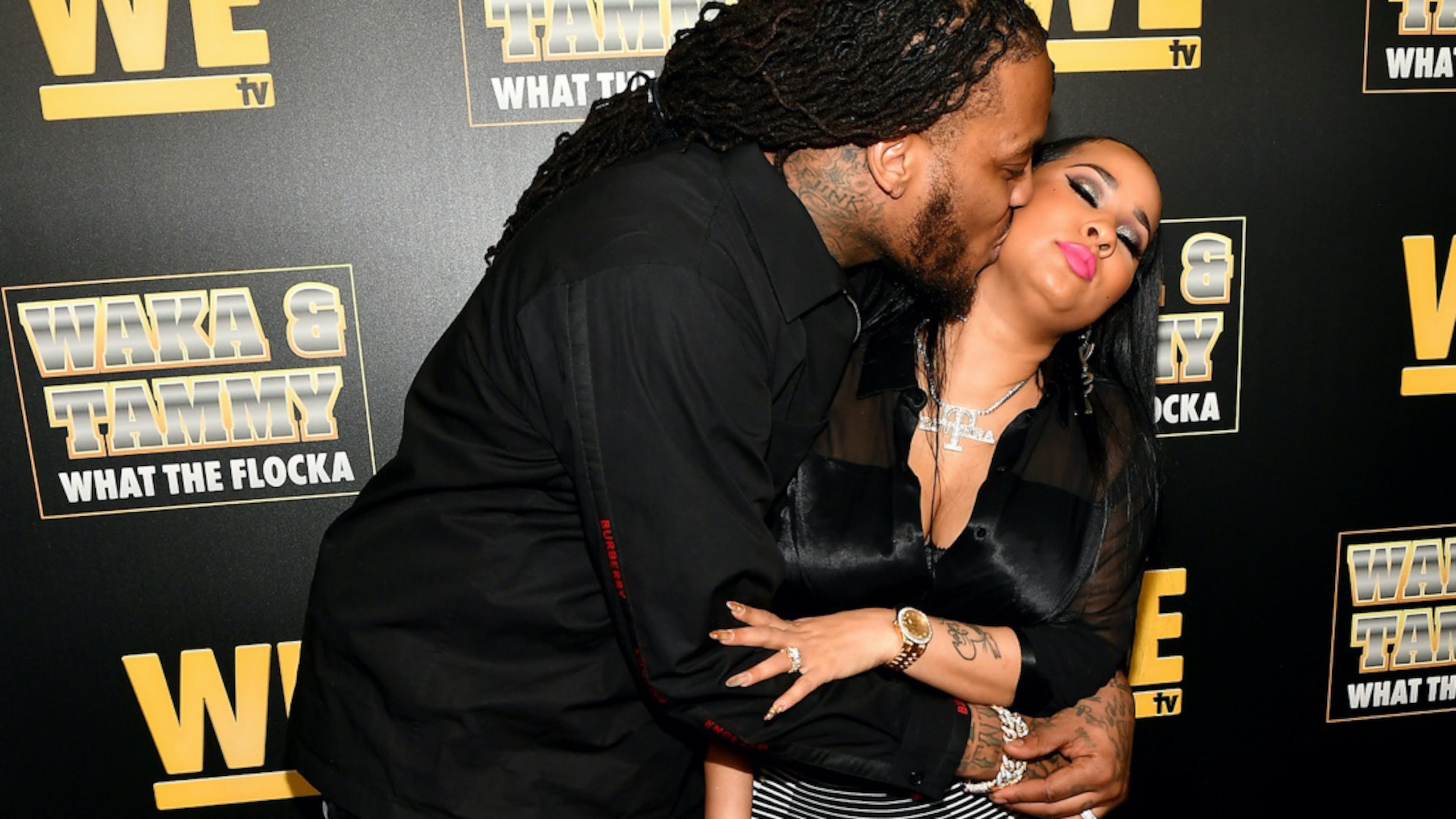WE-TV Waka Flocka and Tammy Rivera at a screening of their new show March 10, 2020. Contributed.