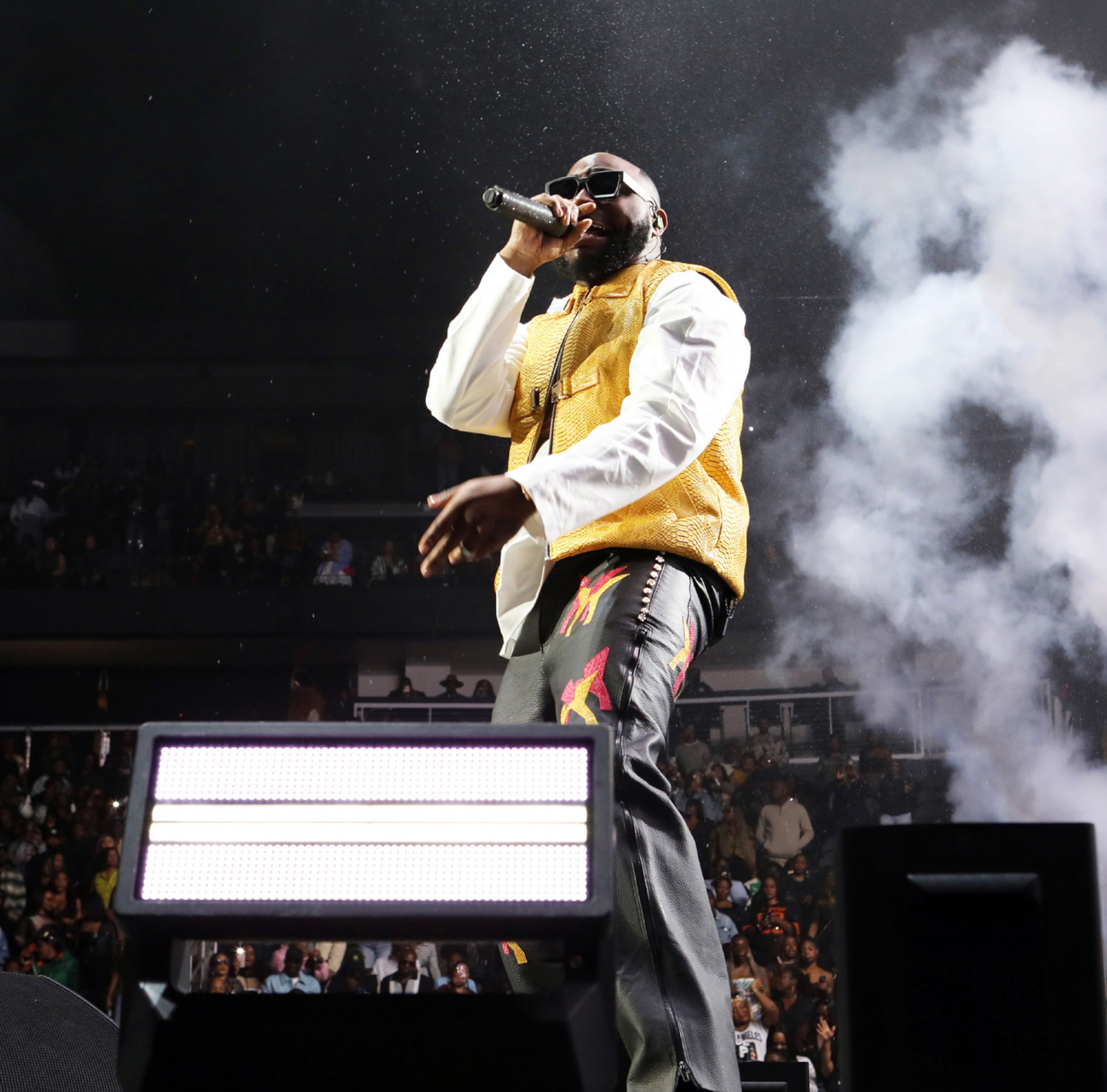 Davido rocked the State Farm Arena on Thursday, Nov. 21, 2024 at his Davido & Friends Birthday Concert. Openers included Papoose, Cuhdeejah, Emmerson, Ecool, Lala and Jay Zen.
Robb Cohen for the Atlanta Journal-Constitution