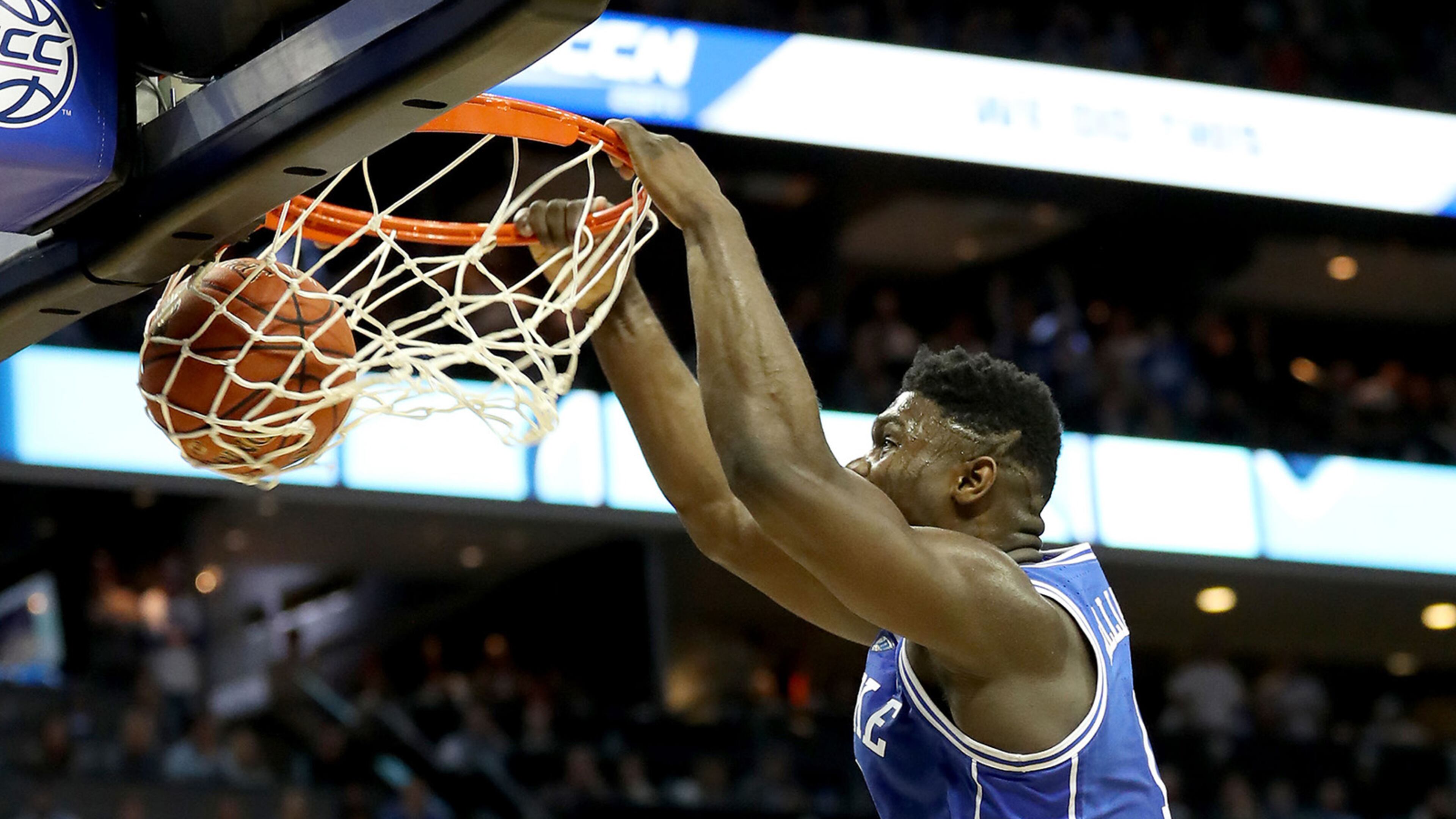 Granted, it's impossible not to watch this fellow, Duke's Zion Williamson. (Streeter Lecka/Getty Images/TNS)
