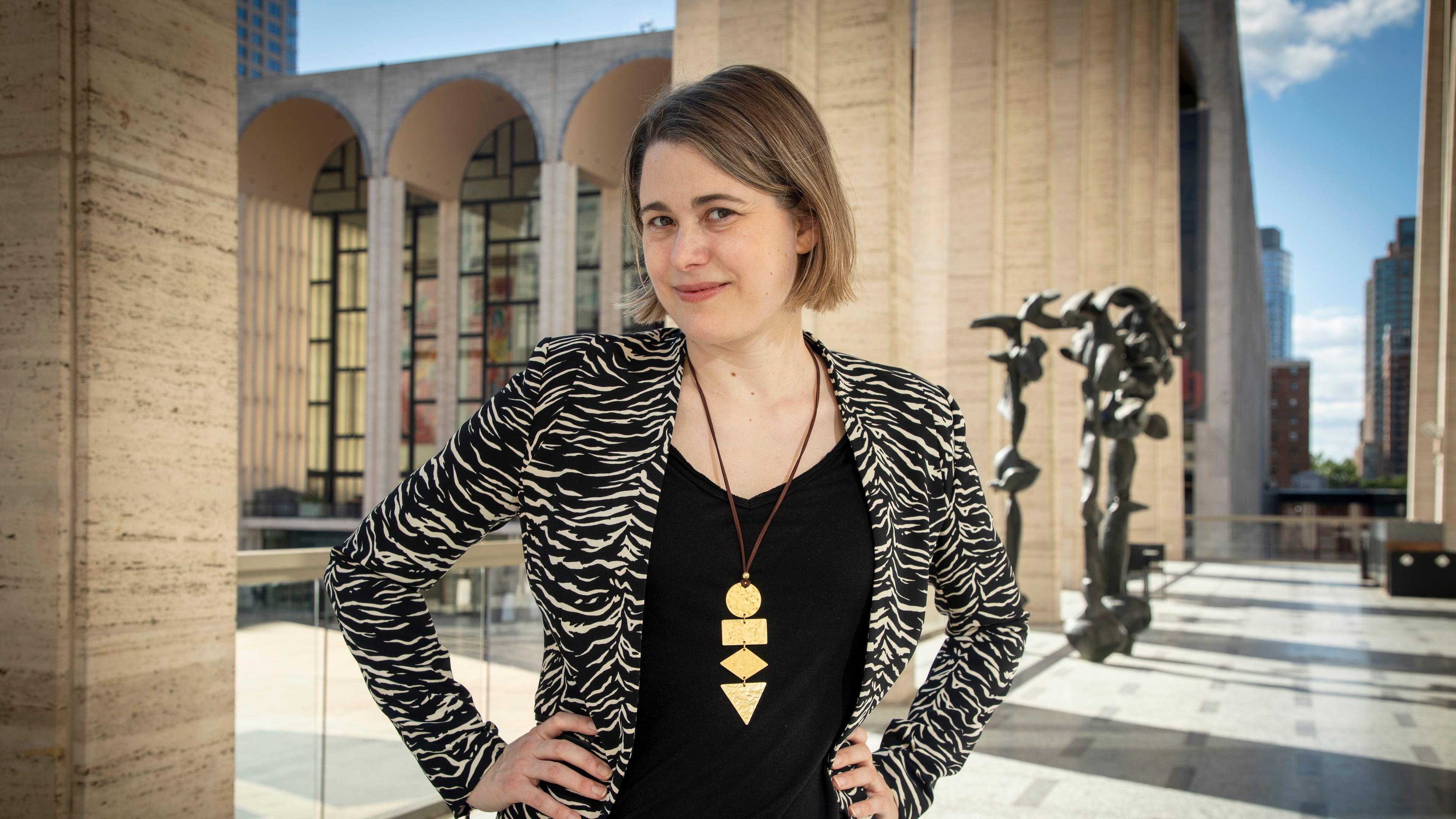 Louisa Proske poses for a portrait on Friday, Sept. 18, 2026, in New York. (Photo by Andy Kropa/Invision/AP)