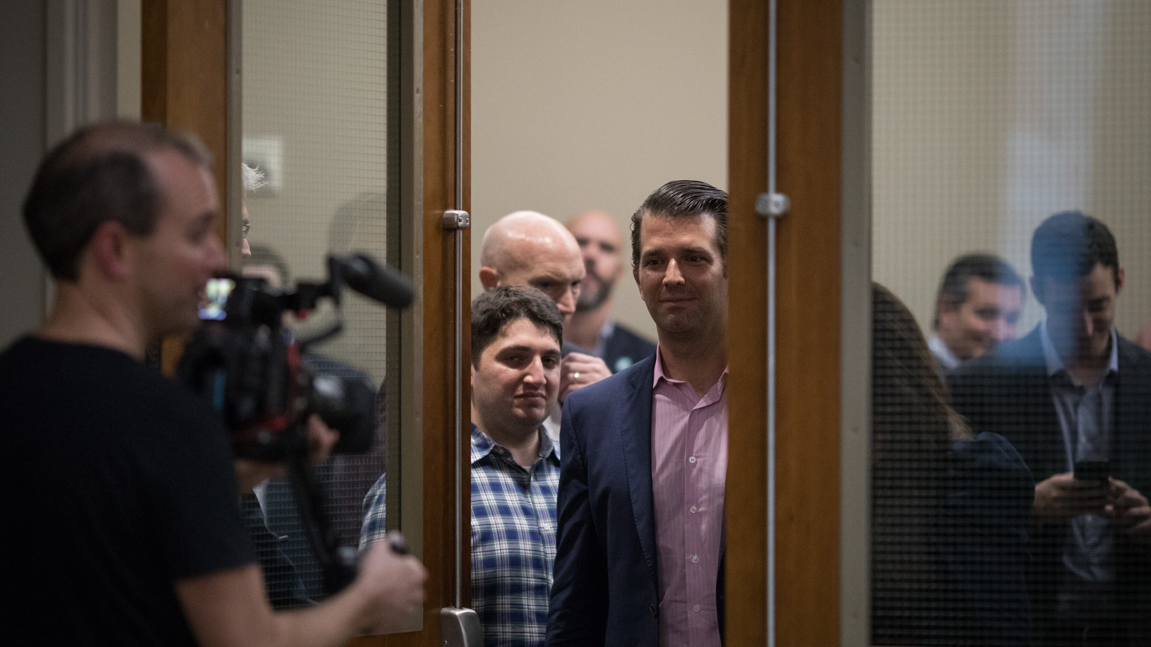 Donald Trump Jr. at a recent campaign event. Photo file.