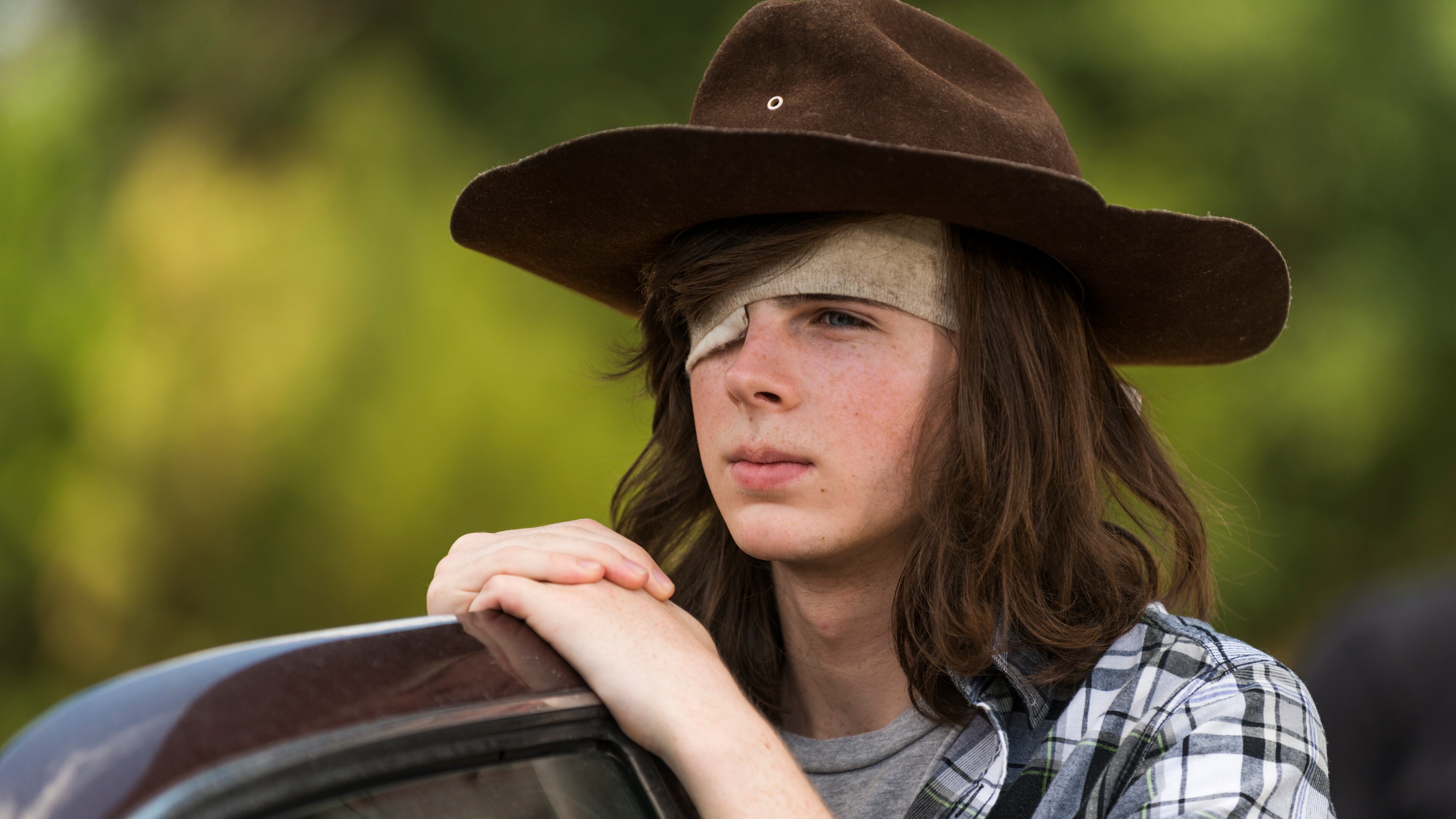 Chandler Riggs as Carl Grimes - The Walking Dead _ Season 7, Episode 5 - Photo Credit: Gene Page/AMC
